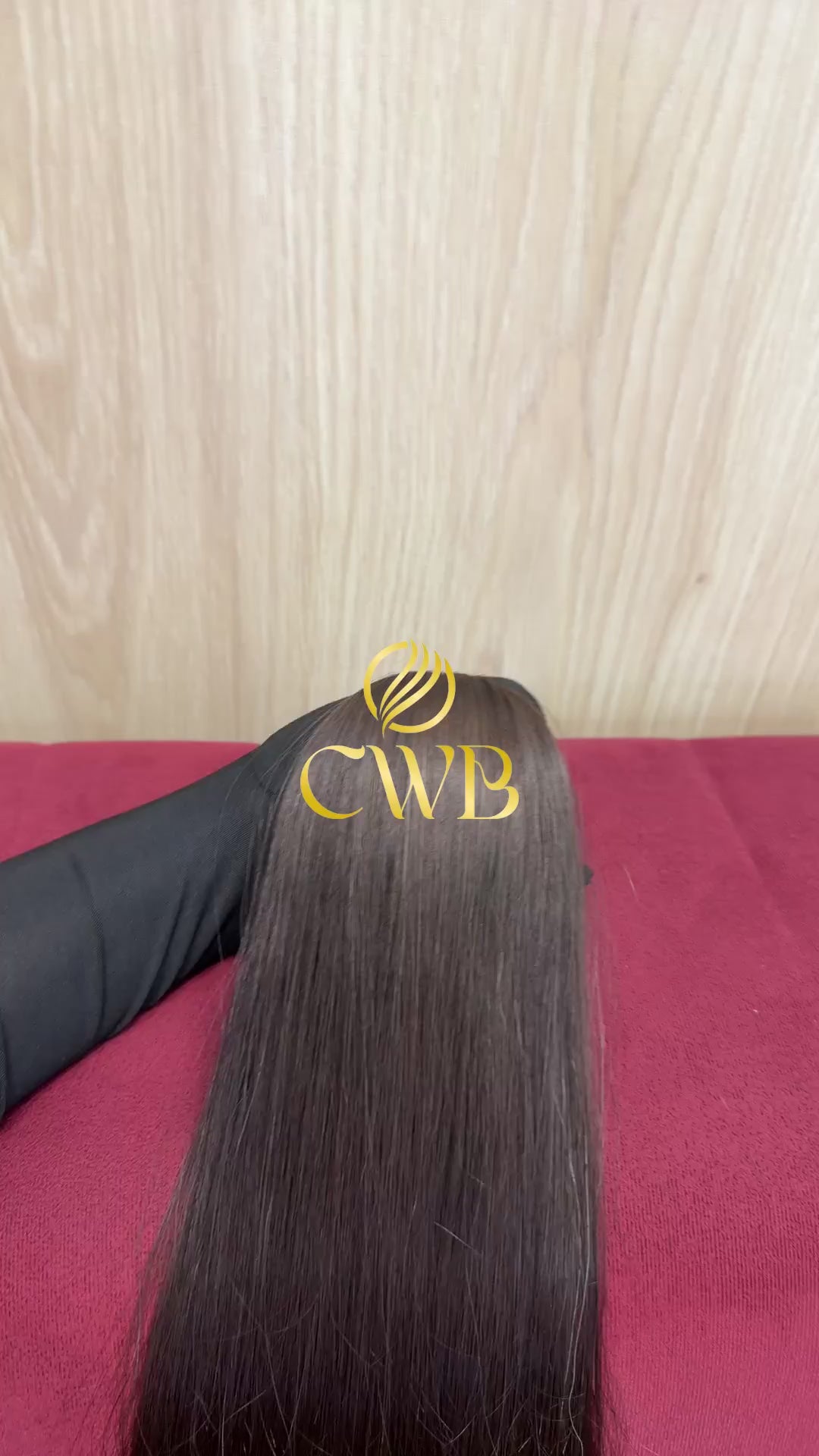 Cabelo Castanho Claro 58cm 113g Brasileiro do Sul