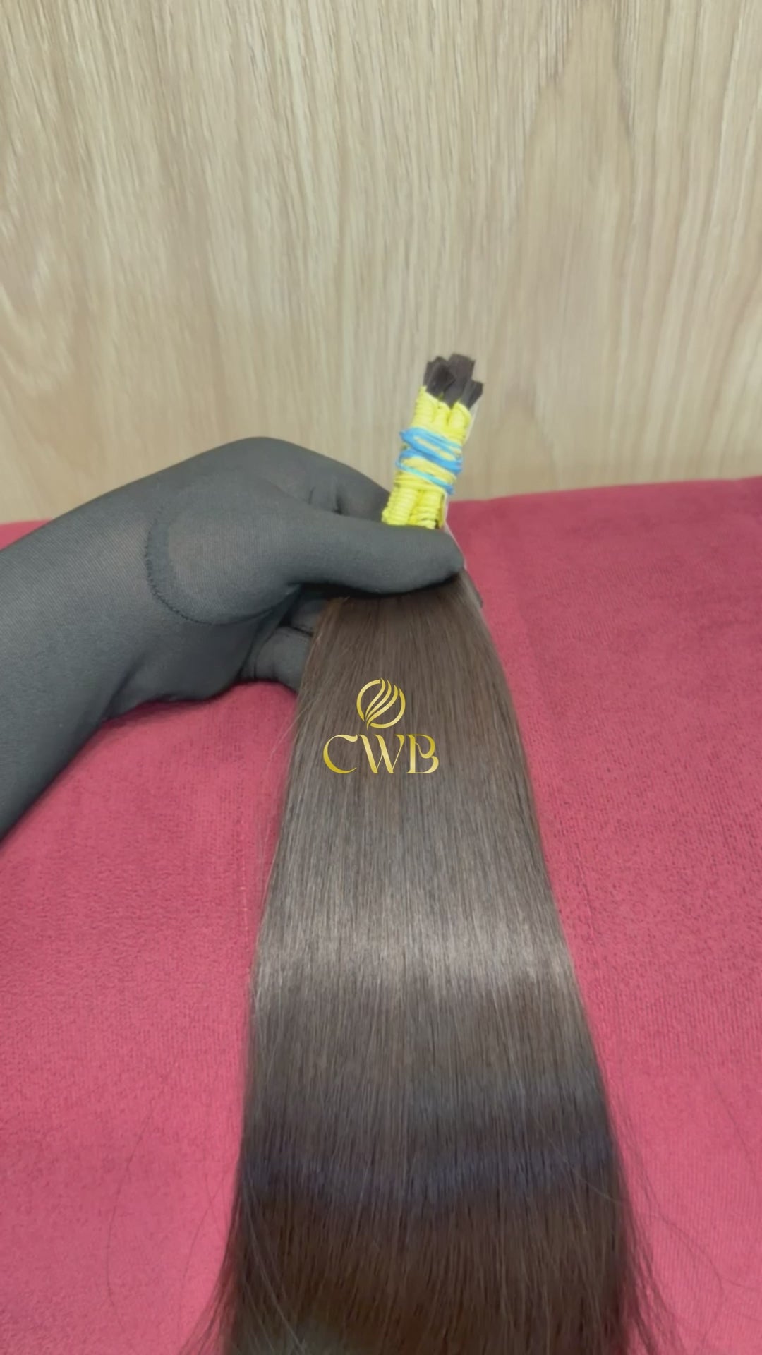 Cabelo Castanho Natural Claro 62cm 58g Brasileiro do Sul