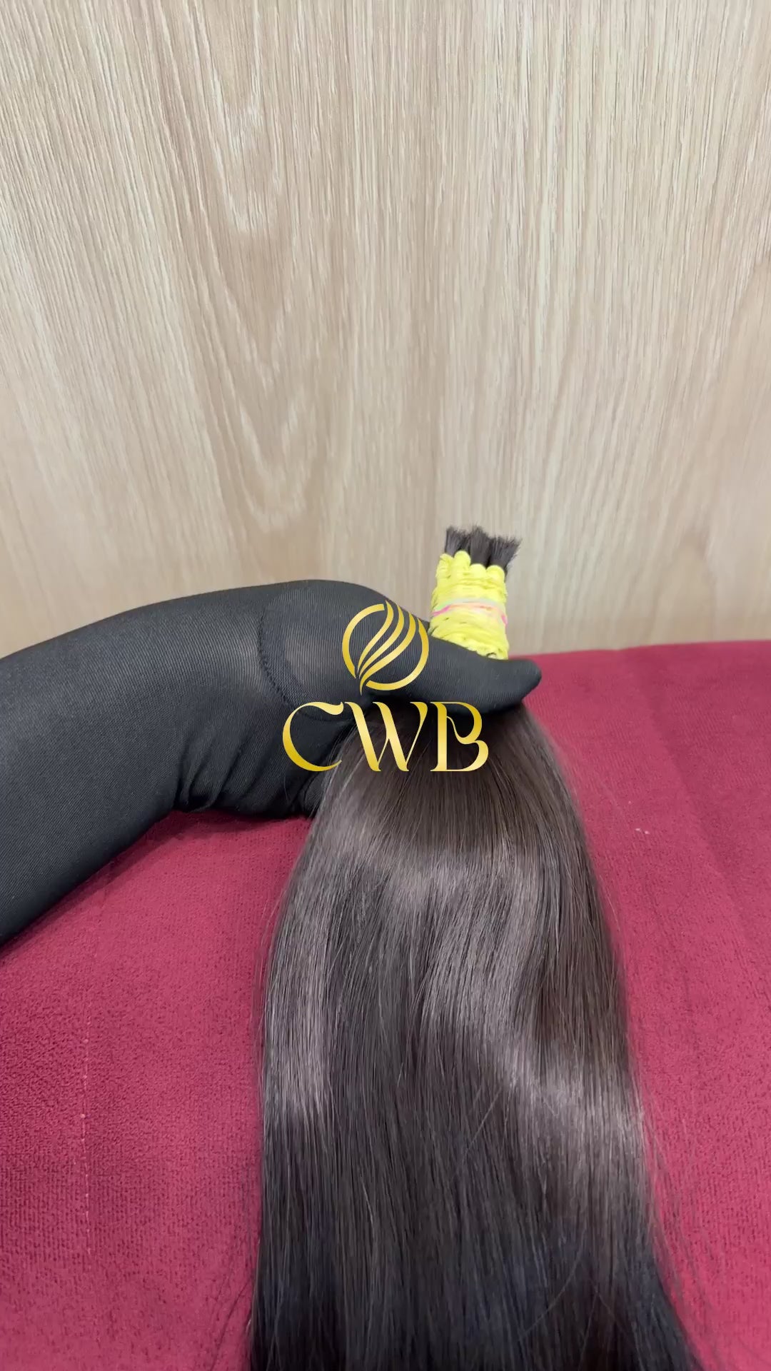 Cabelo Castanho Natural Médio 57cm 99g Brasileiro do Sul