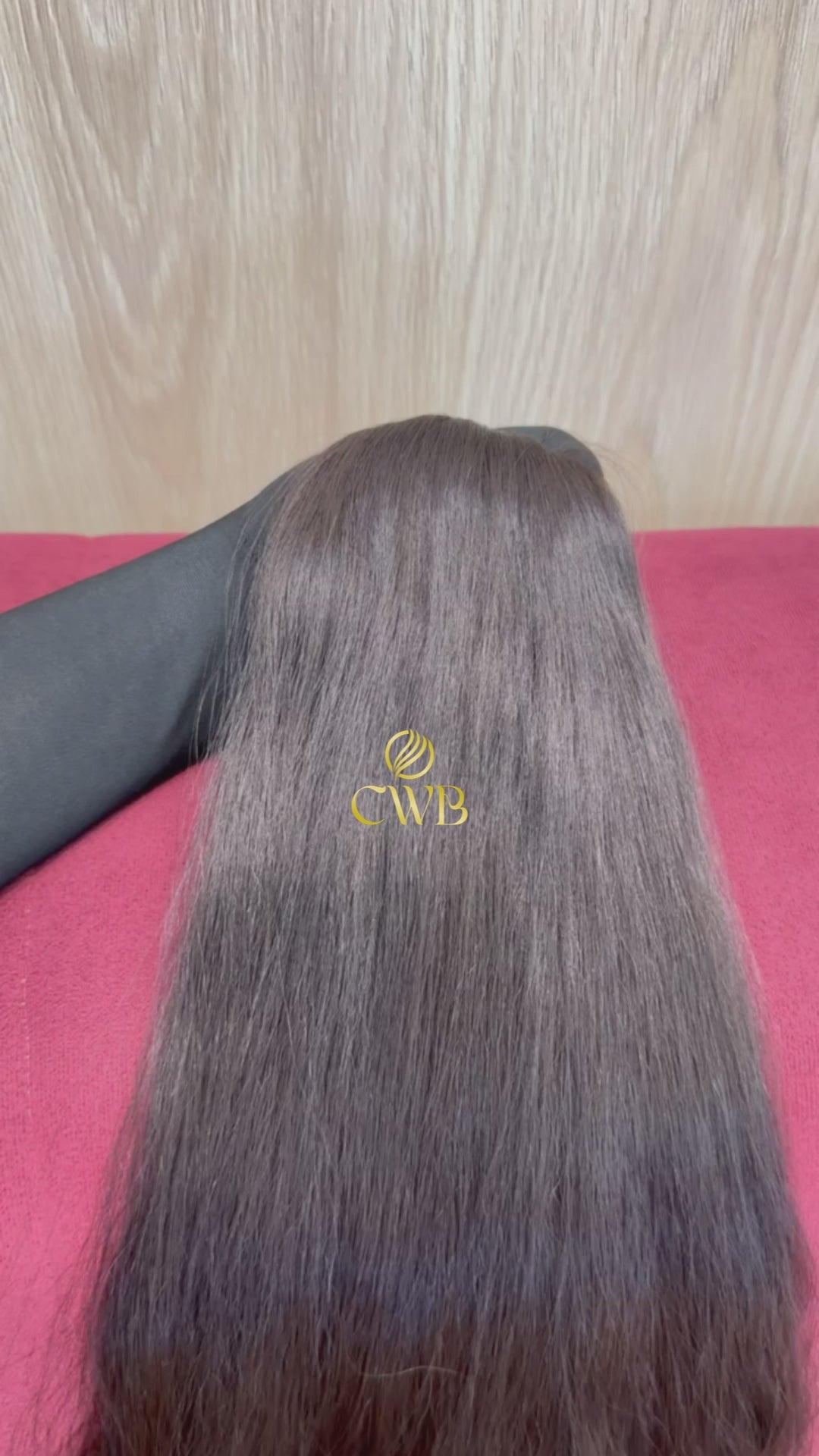 Cabelo Castanho Natural Claro 64cm 118g Brasileiro do Sul