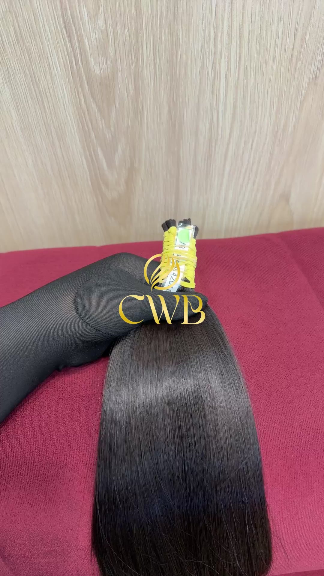 Cabelo Castanho Natural Médio 42cm 98g Brasileiro do Sul