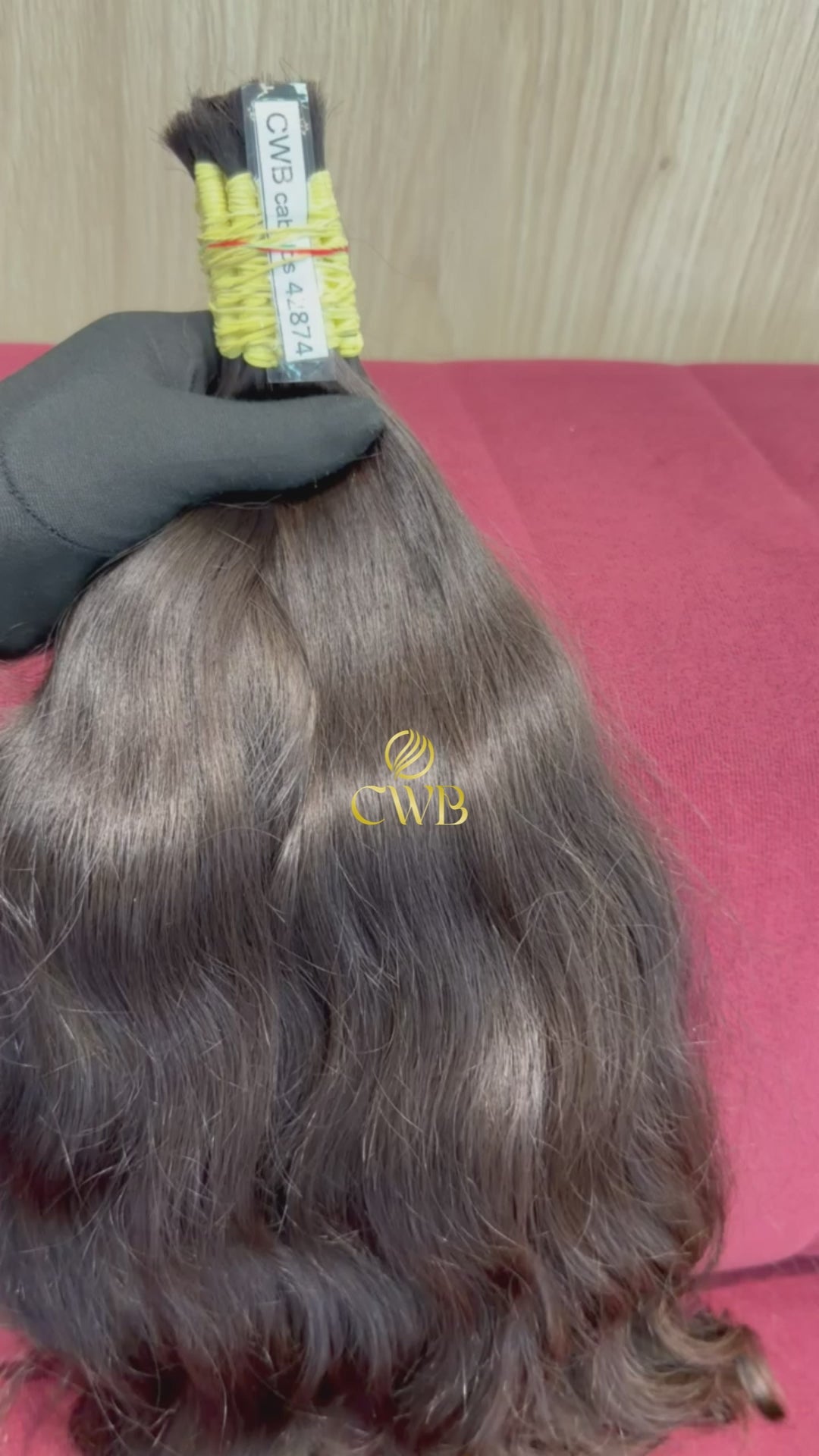 Cabelo Castanho Médio Natural 50cm 193g Brasileiro do Sul