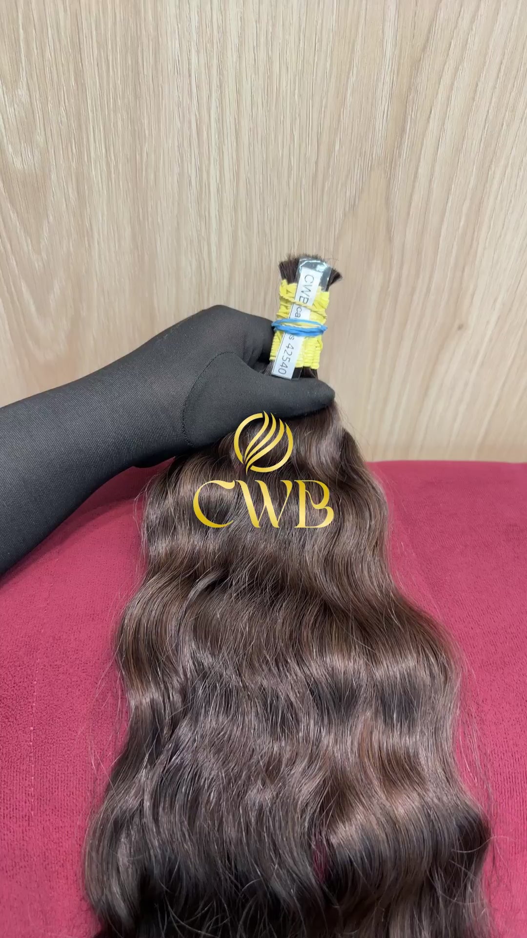 Cabelo Castanho Natural Médio 61cm 123g Brasileiro do Sul