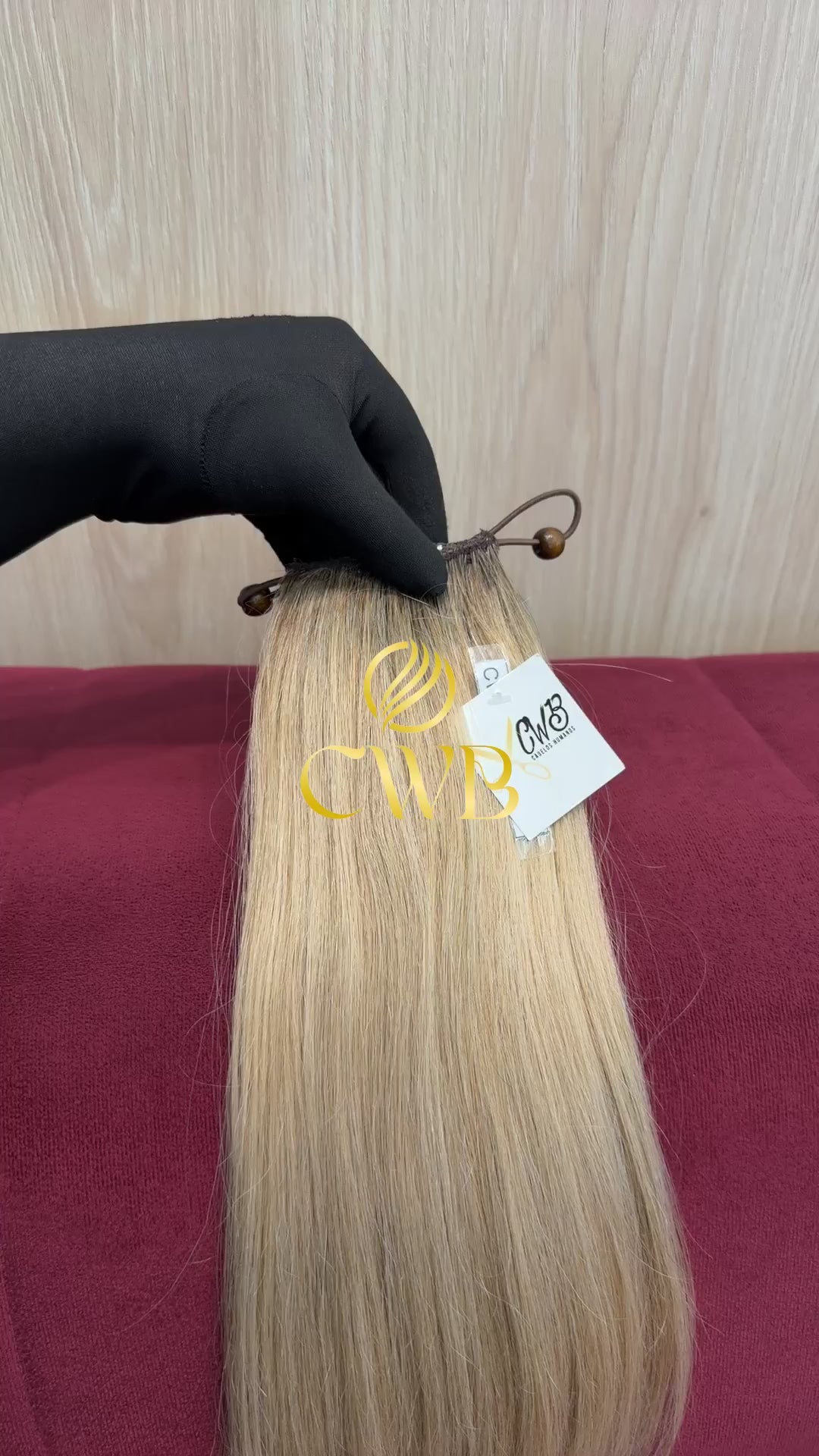 Cabelo Loiro Descolorido 40cm 81g Brasileiro do Sul