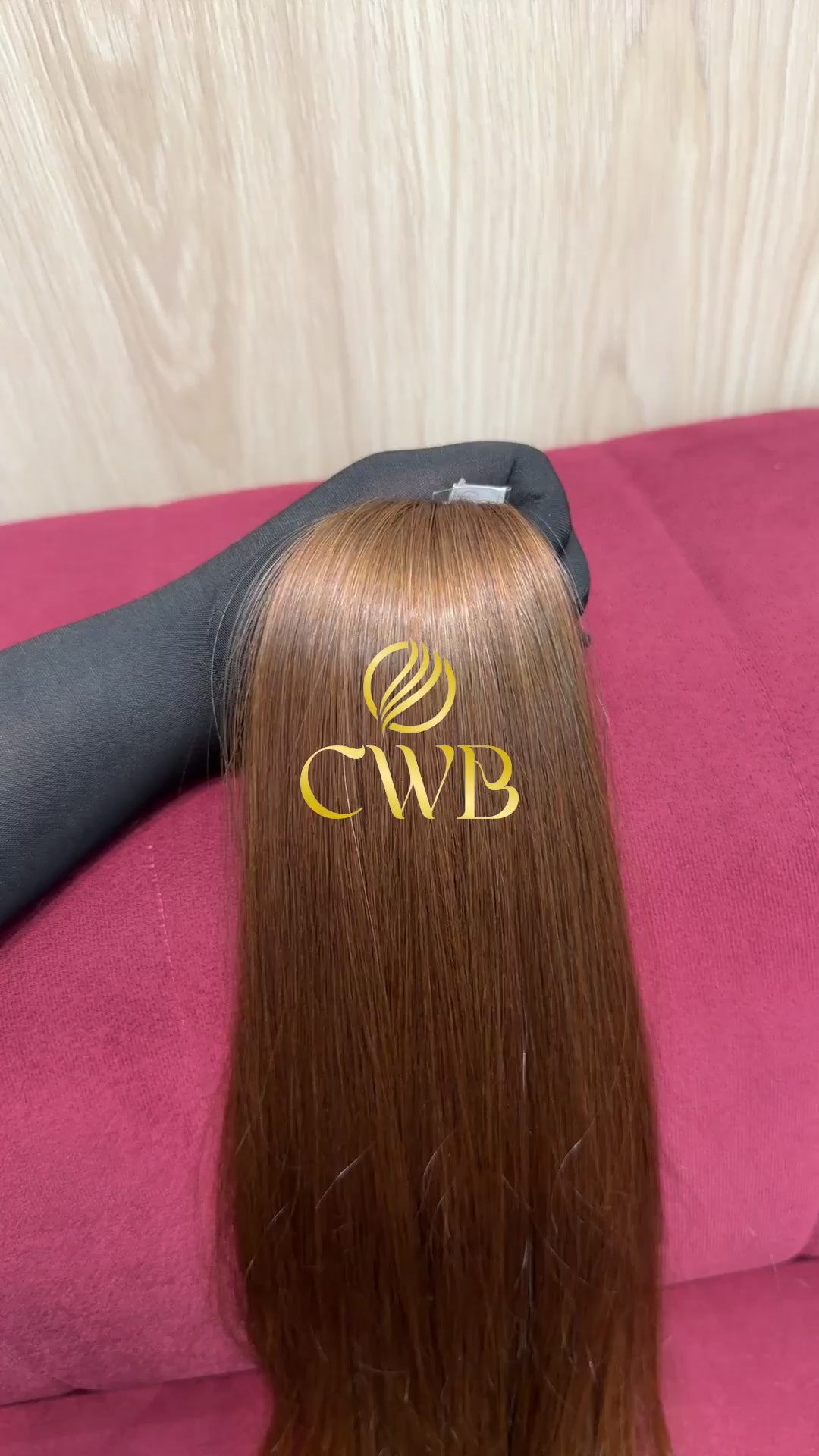 Cabelo Ruivo Natural Claro 55cm 109g Brasileiro do Sul