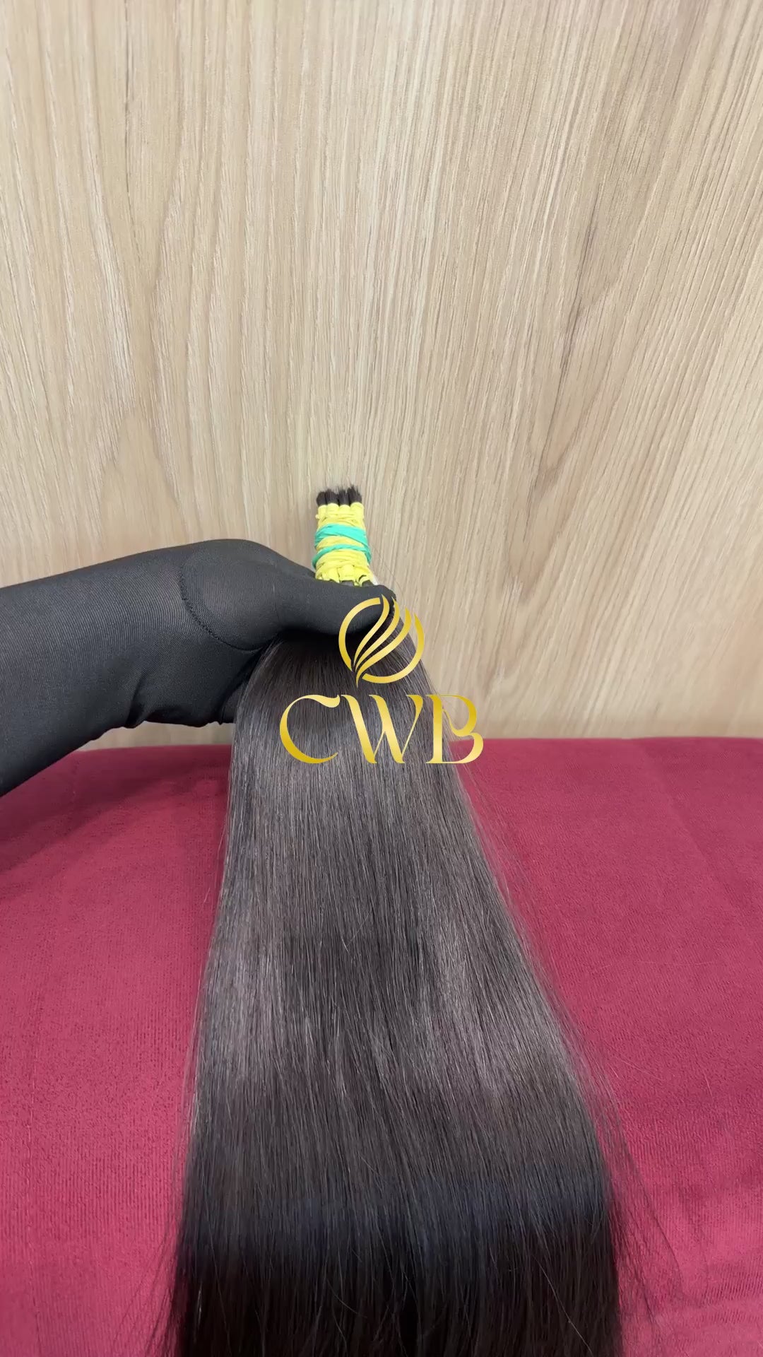 Cabelo Castanho Natural Claro 70cm 123g Brasileiro do Sul