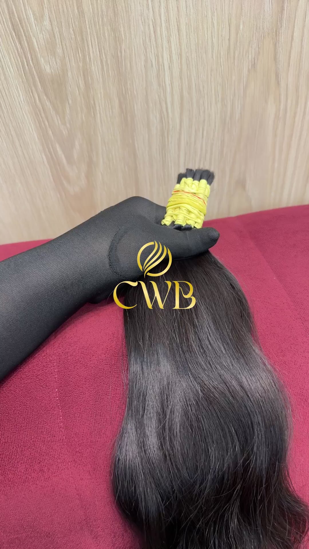 Cabelo Castanho Natural Escuro 43cm 111g Brasileiro do Sul