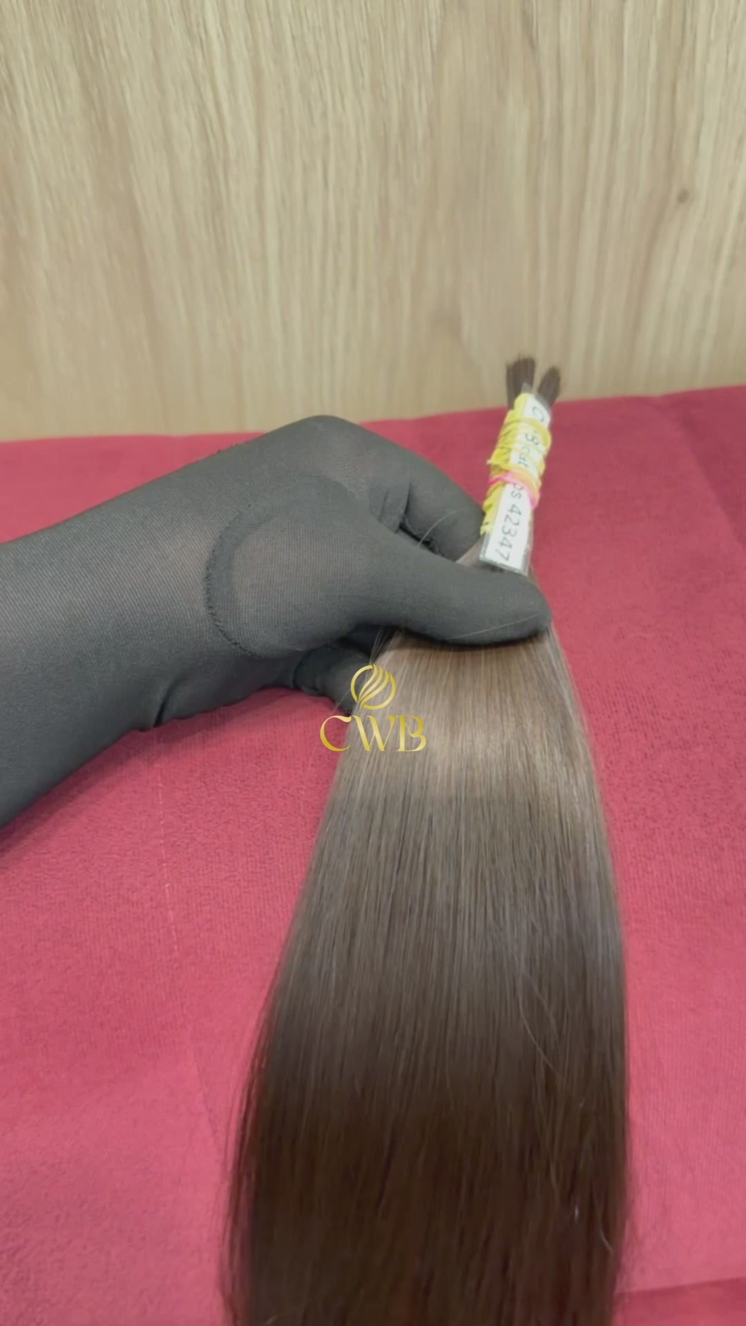 Cabelo Castanho Claro 56cm 30g Brasileiro do Sul