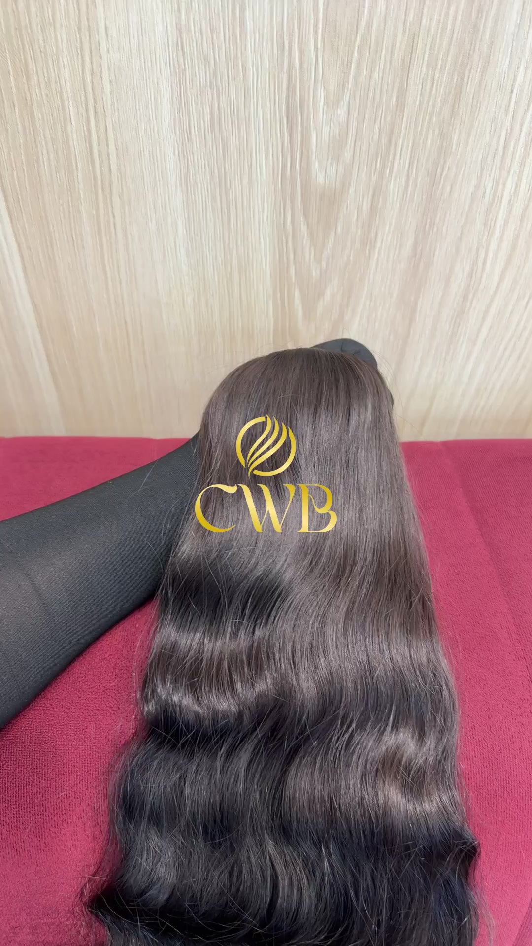 Cabelo Castanho Escuro Natural 51cm 117g Brasileiro do Sul