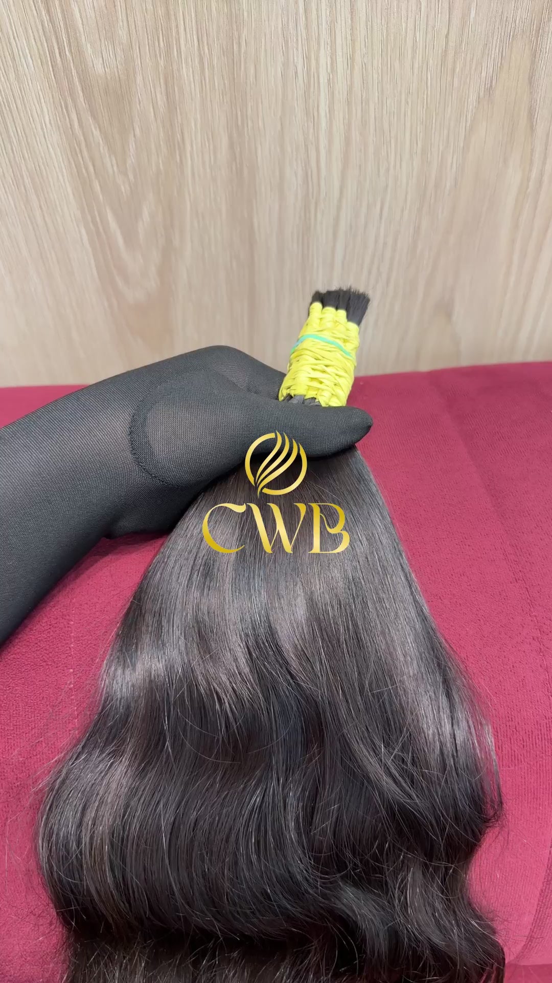 Cabelo Castanho Natural Claro 48cm 111g Brasileiro do Sul