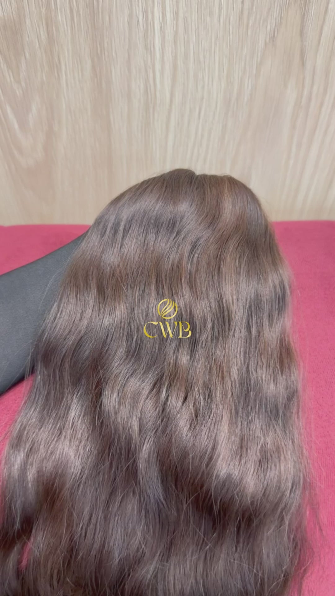 Cabelo Castanho Natural Claro 64cm 163g Brasileiro do Sul