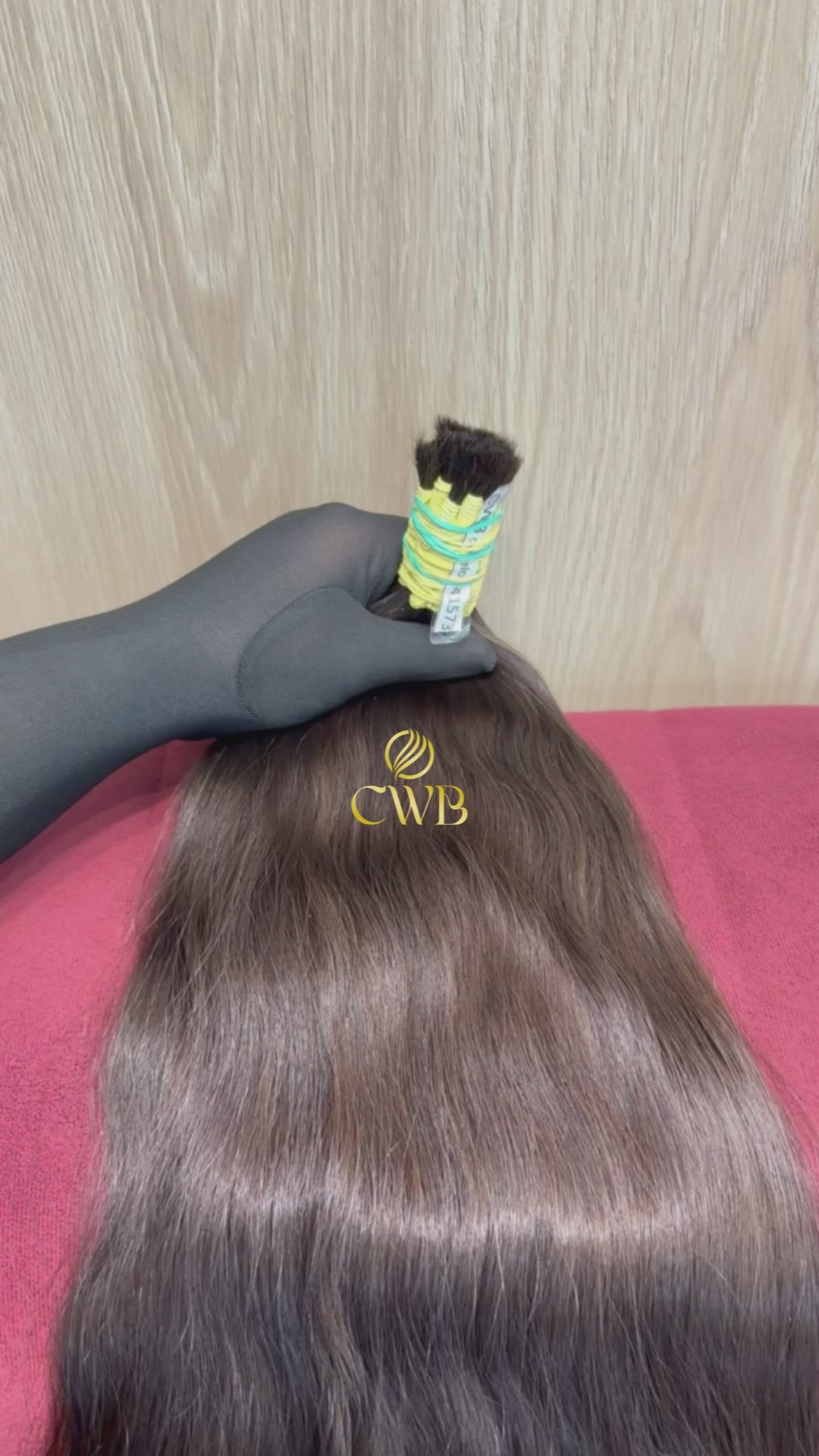 Cabelo Castanho Natural Claro 77cm 225g Brasileiro do Sul