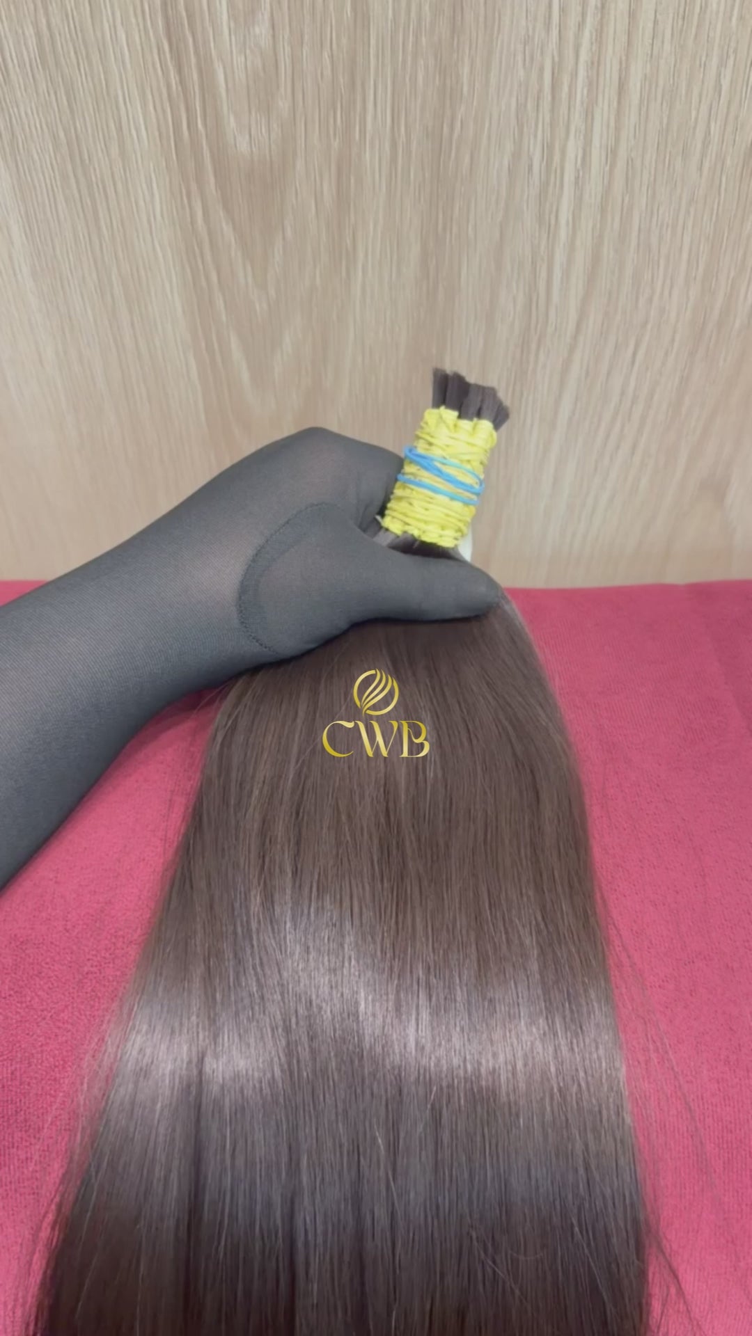 Cabelo Castanho Natural Claro 65cm 145g Brasileiro do Sul