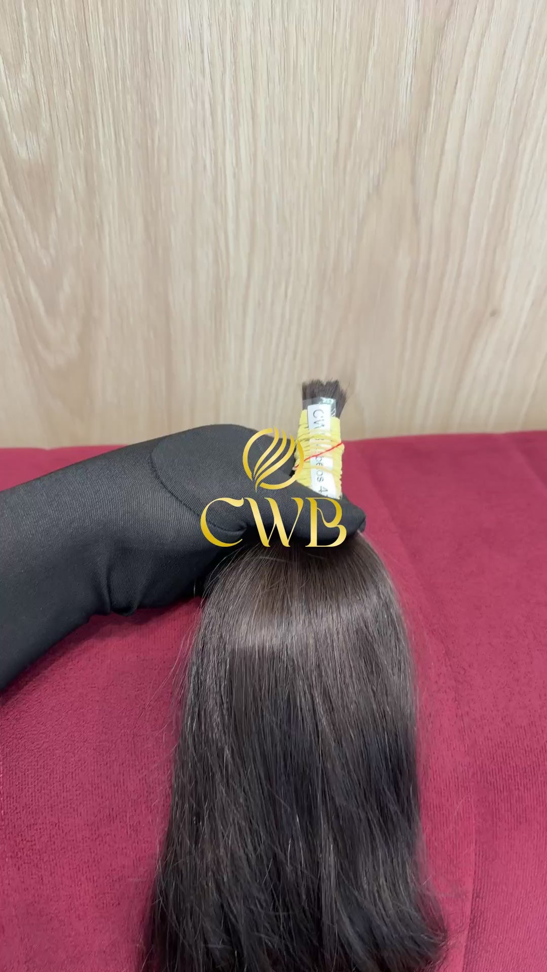 Cabelo Castanho Médio 41cm 50g Brasileiro do Sul