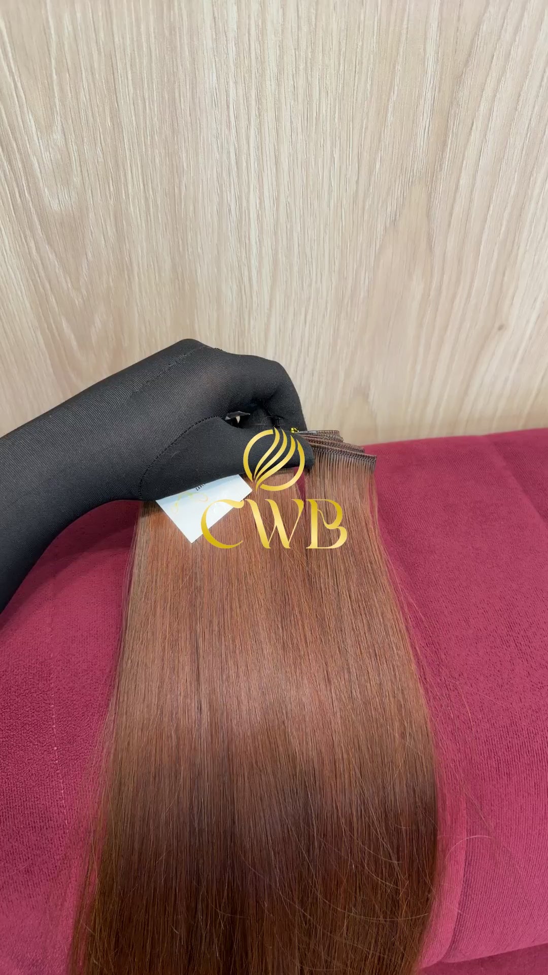 Cabelo Ruivo Natural Médio 54cm 100g Brasileiro do Sul