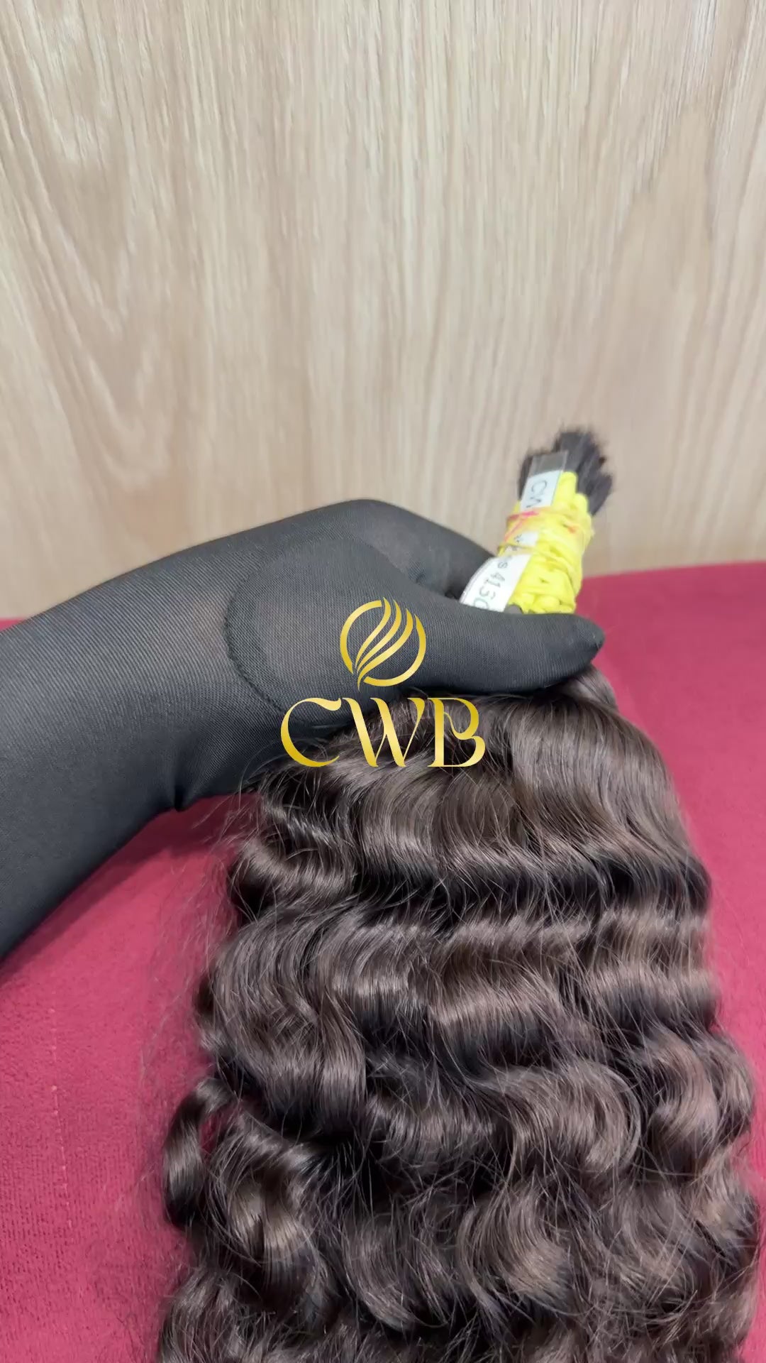 Cabelo Castanho Natural Claro 48cm 101g Brasileiro do Sul