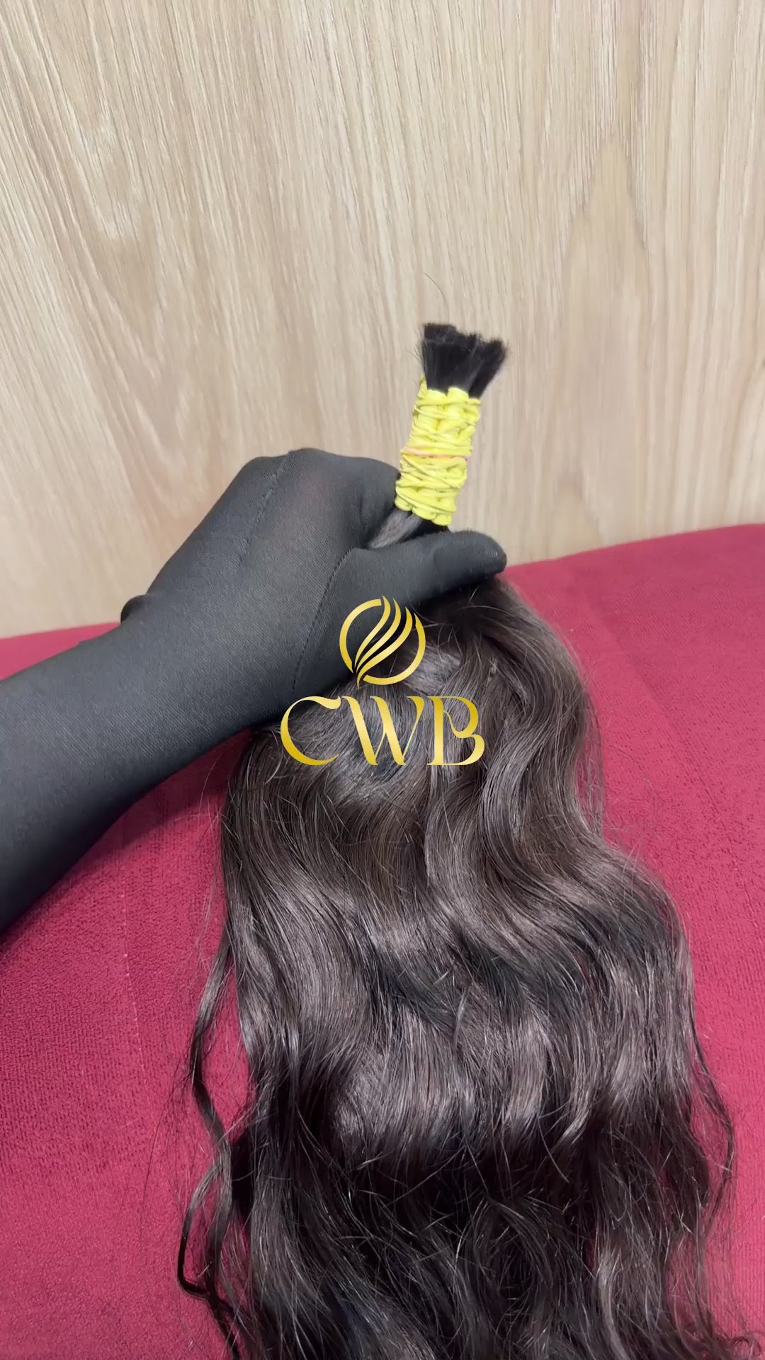 Cabelo Castanho Natural Médio 42cm 74g Brasileiro do Sul