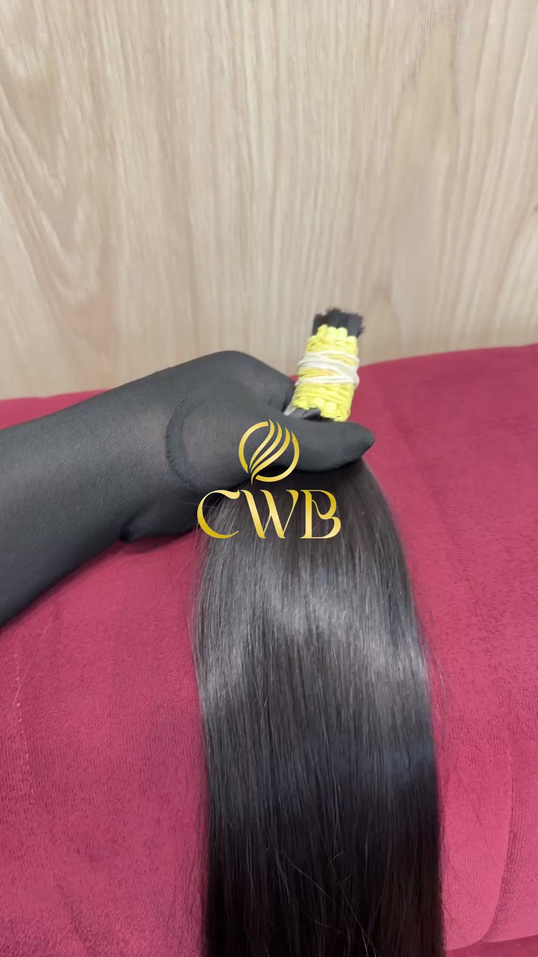 Cabelo Castanho Natural Escuro 55cm 118g Brasileiro do Sul