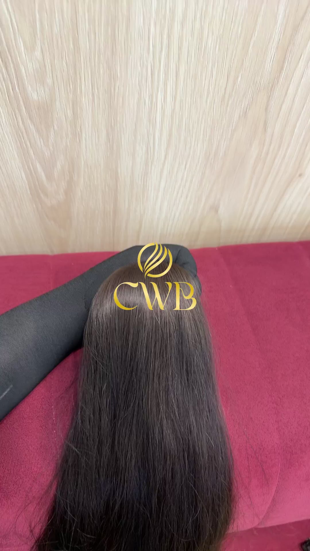 Cabelo Castanho Claro 61cm 168g Brasileiro do Sul