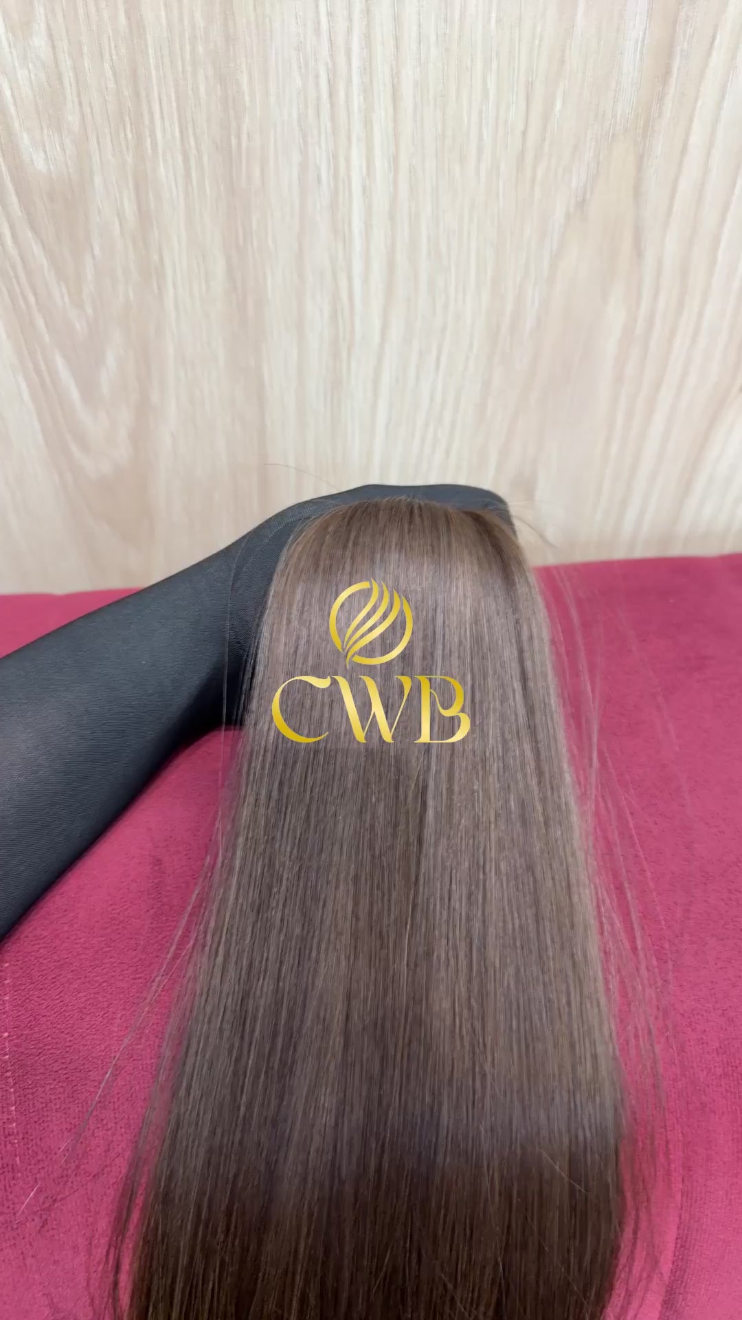 Cabelo Castanho Natural Claro 63cm 85g Brasileiro do Sul