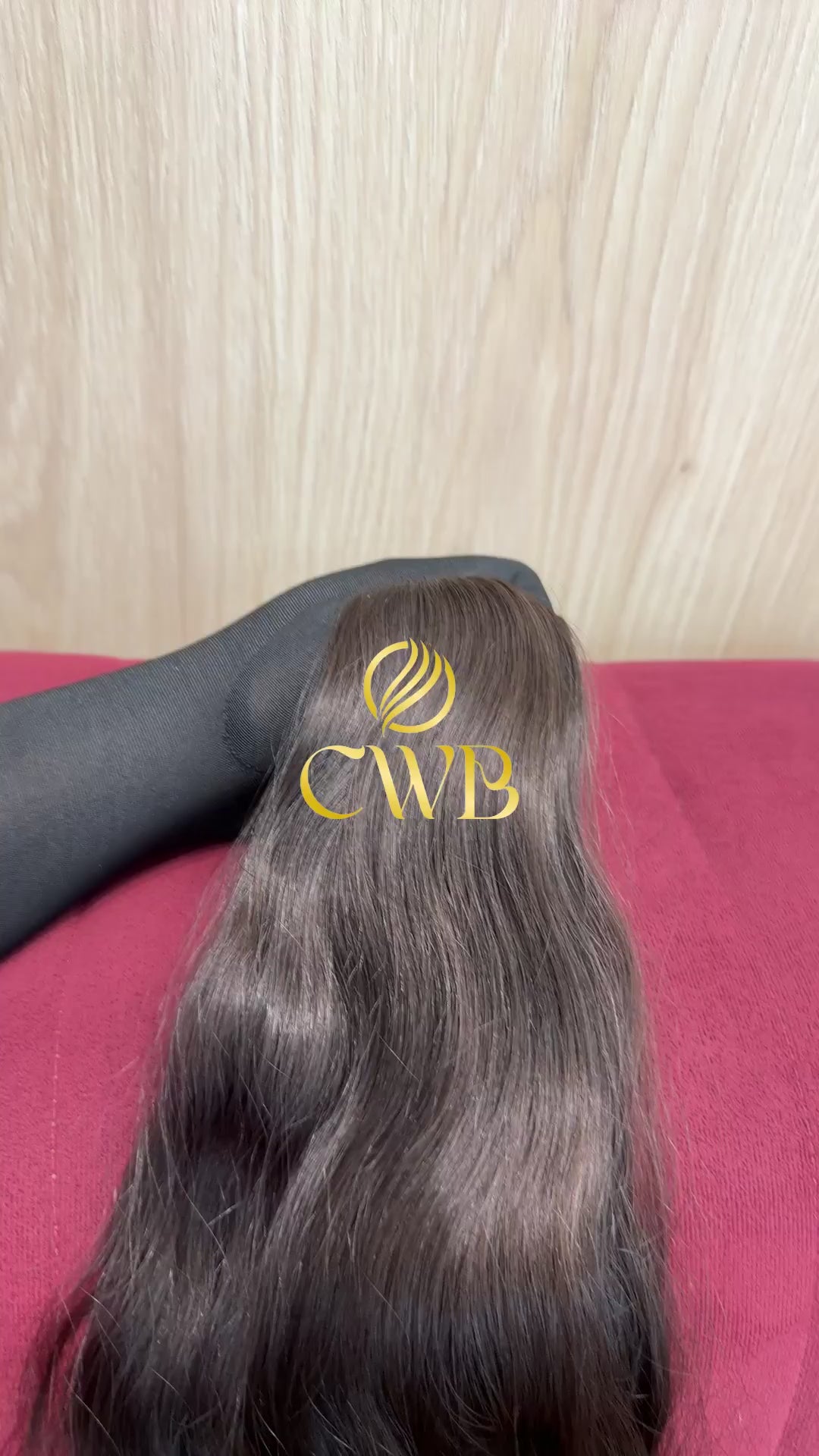 Cabelo Castanho Natural Claro 58cm 90g Brasileiro do Sul