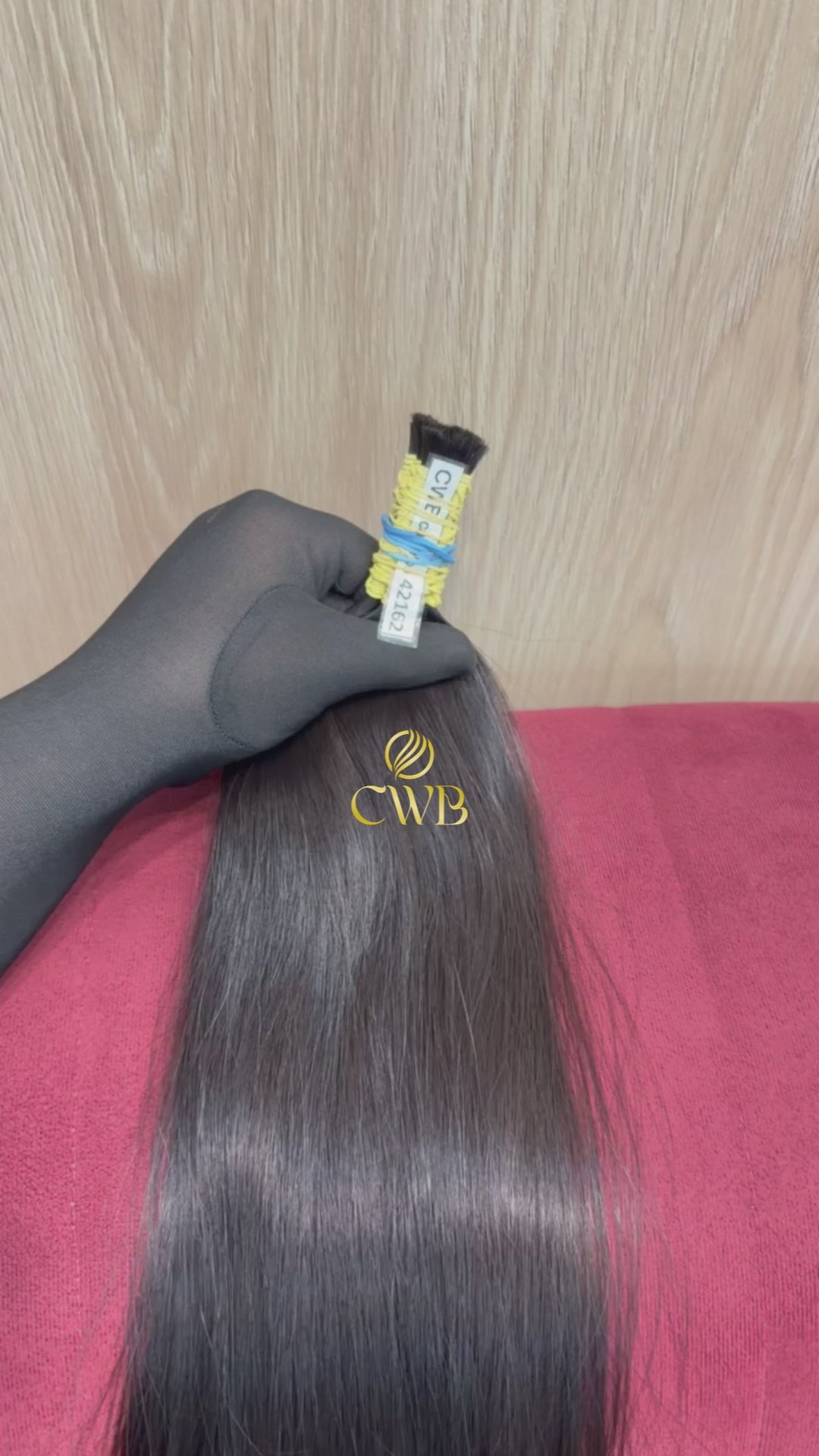 Cabelo Castanho Natural Médio 68cm 101g Brasileiro do Sul
