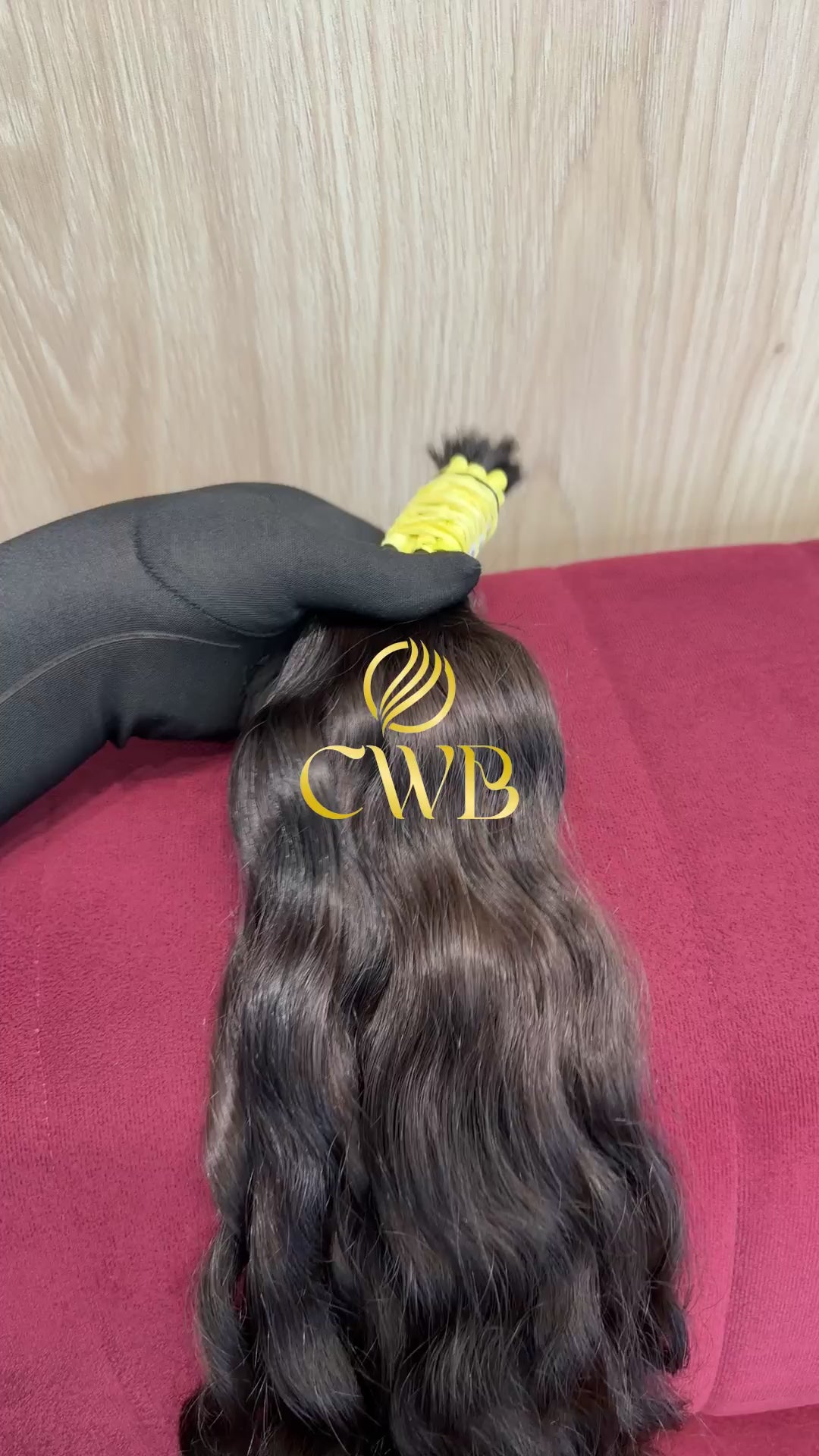 Cabelo Castanho Médio 57cm 114g Brasileiro do Sul