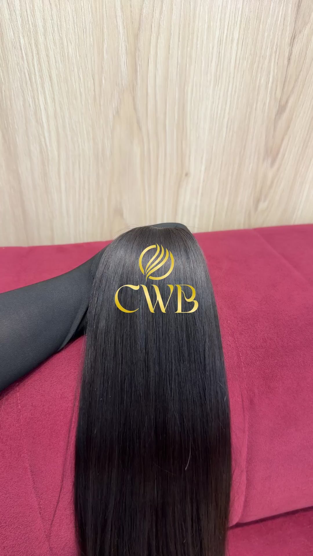 Cabelo Castanho Natural Médio 56cm 148g Brasileiro do Sul