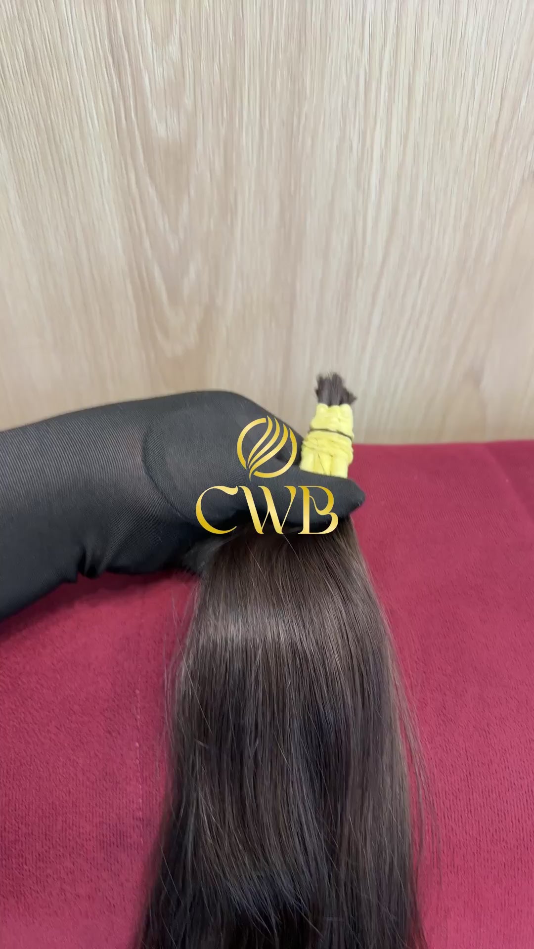 Cabelo Castanho Claro 43cm 41g Brasileiro do Sul