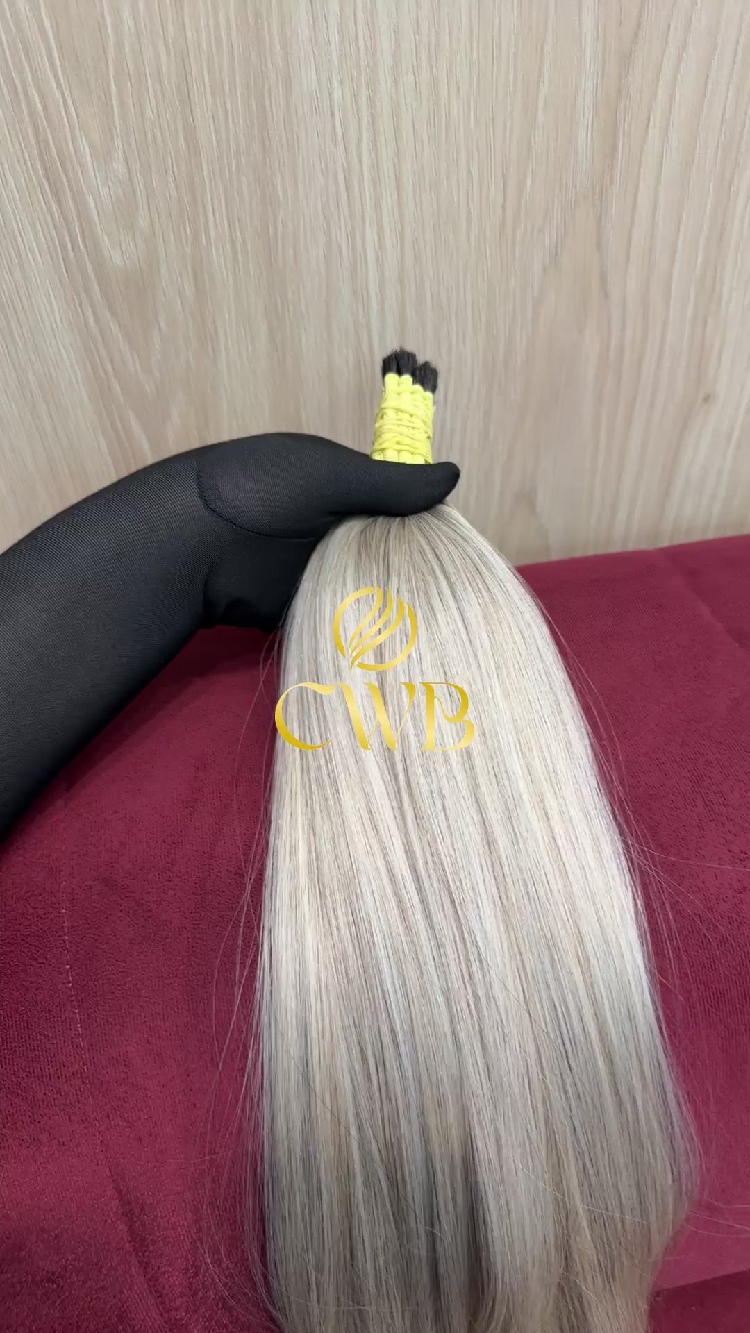 Cabelo Loiro Descolorido Mesclado 64cm 133g Brasileiro do Sul
