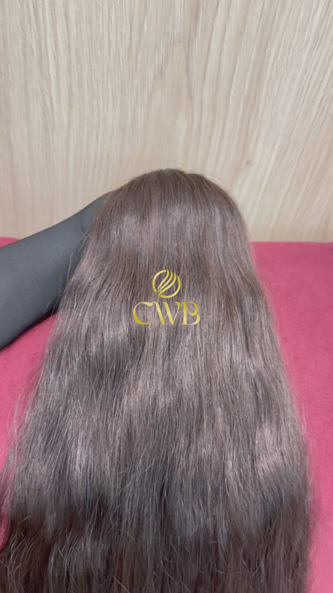 Cabelo Castanho Natural Claro 77cm 213g Brasileiro do Sul