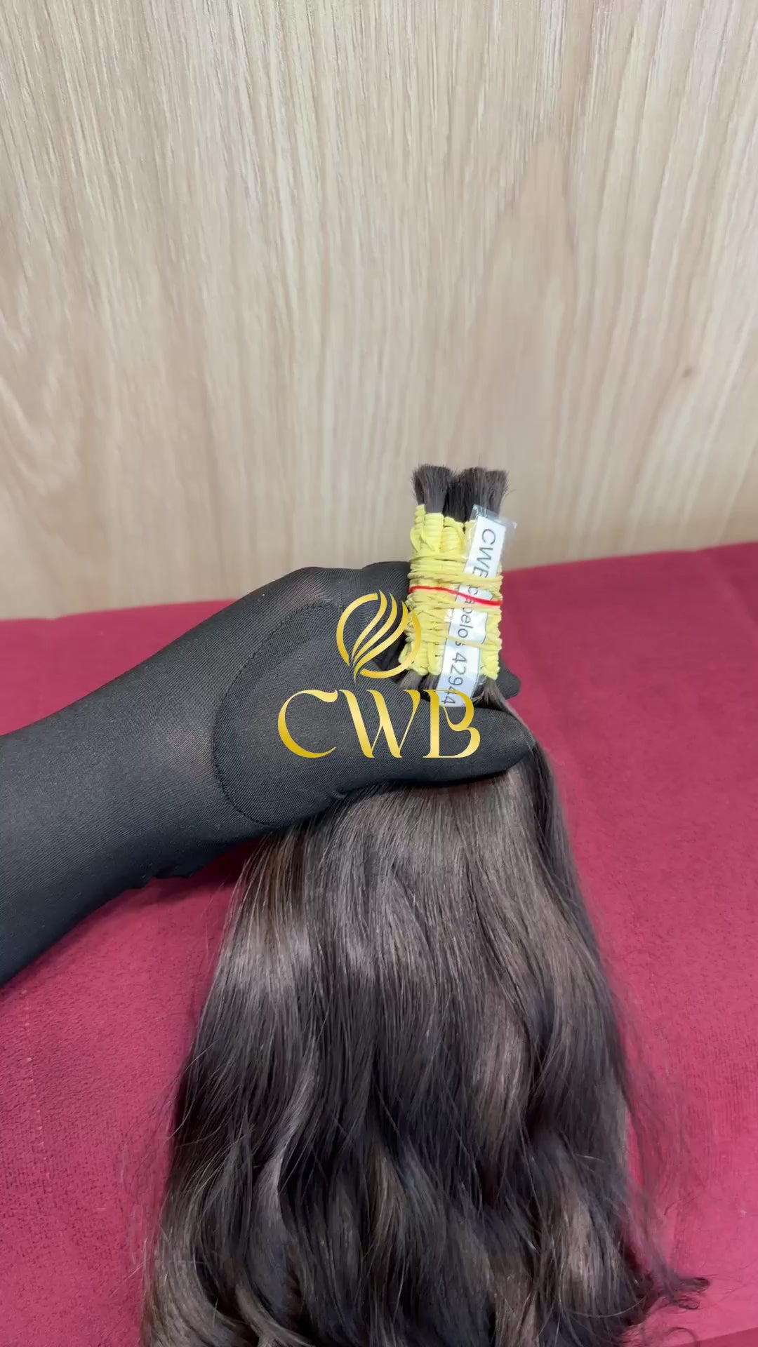Cabelo Castanho Médio 39cm 88g Brasileiro do Sul
