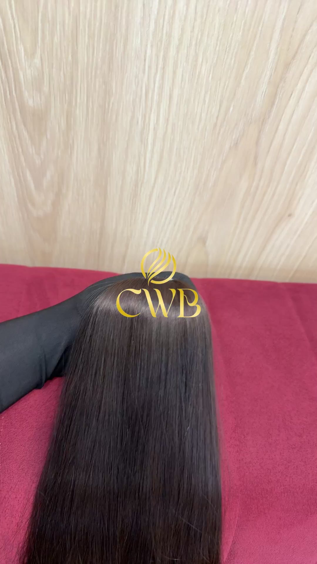 Cabelo Castanho Claro 62cm 104g Brasileiro do Sul