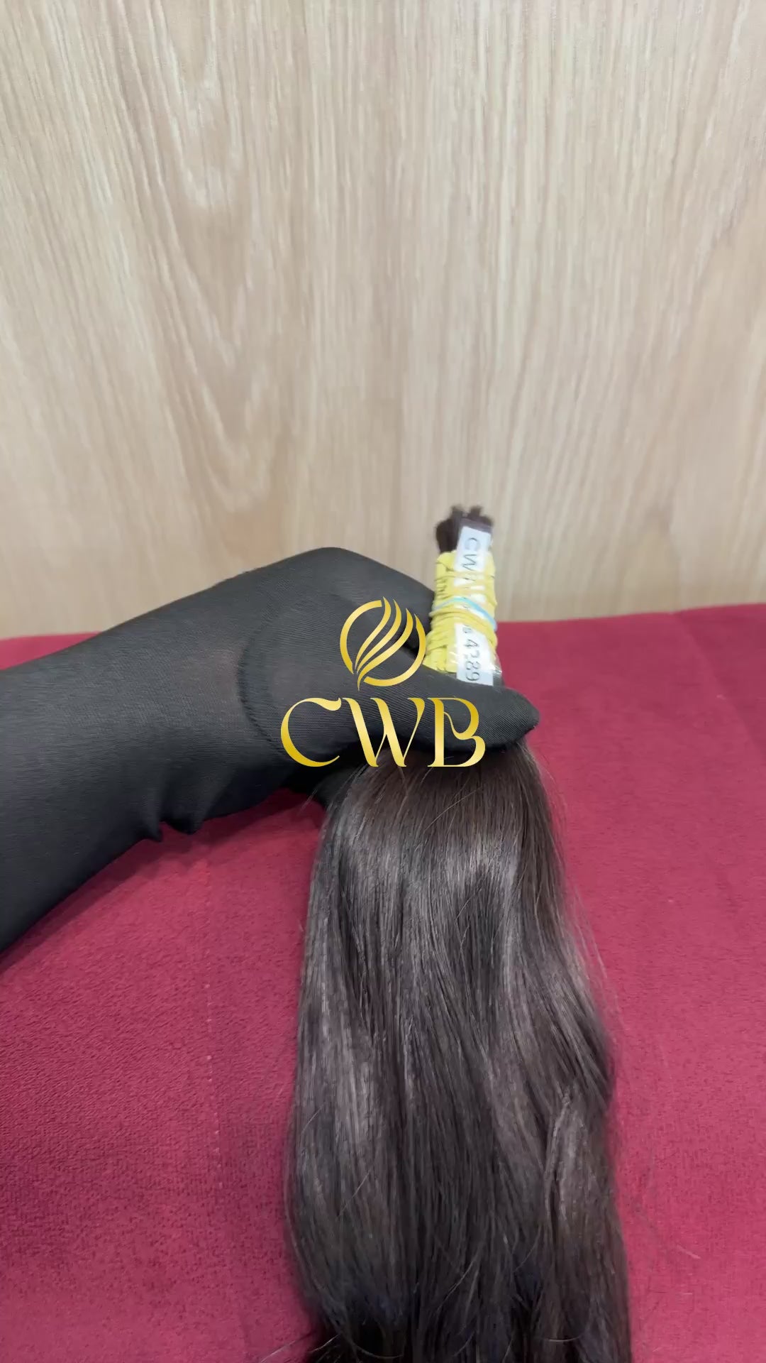 Cabelo Castanho Claro 44cm 45g Brasileiro do Sul