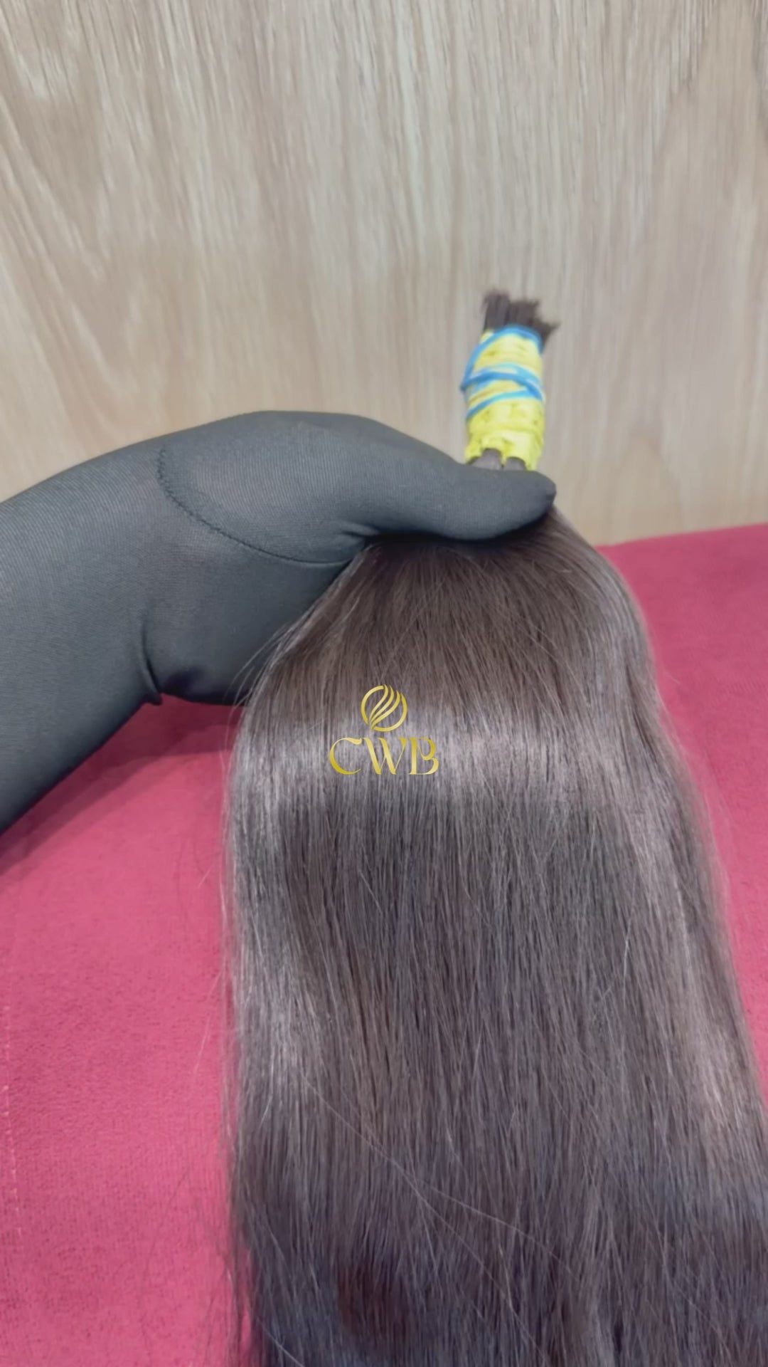 Cabelo Castanho Natural Claro 61cm 99g Brasileiro do Sul