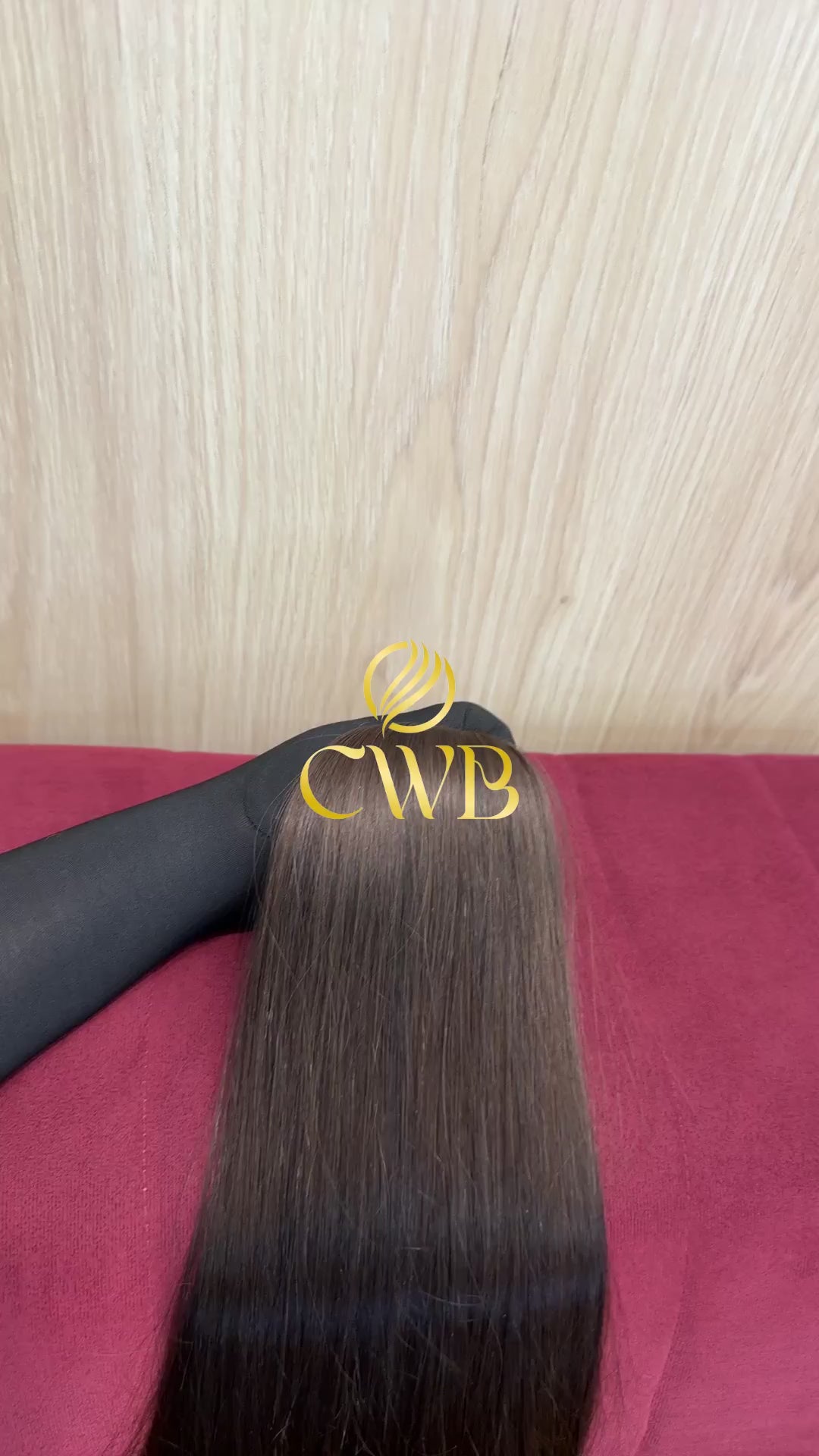Cabelo Castanho Claro 71cm 188g Brasileiro do Sul