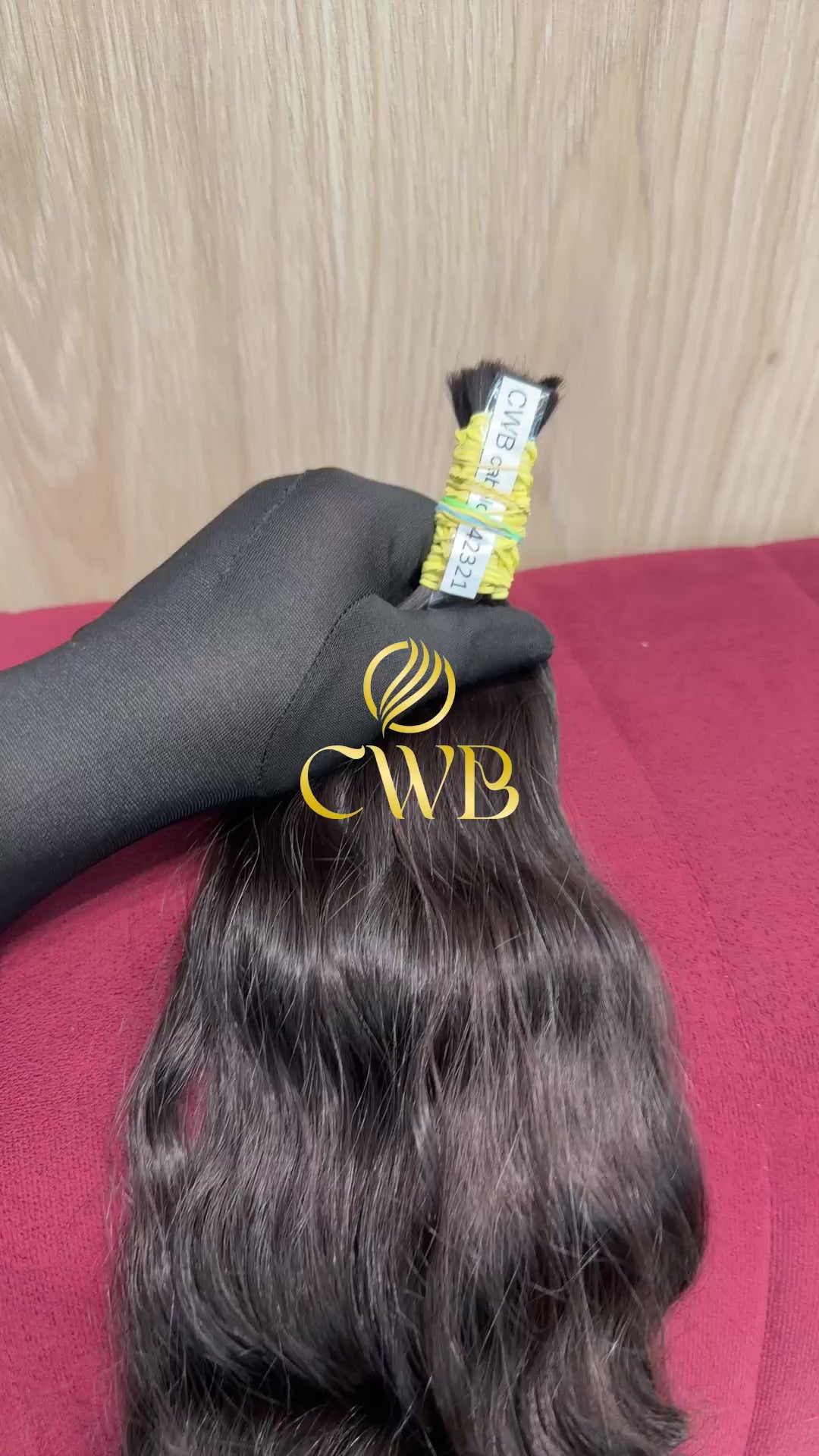 Cabelo Castanho Natural Escuro 40cm 82g Brasileiro do Sul