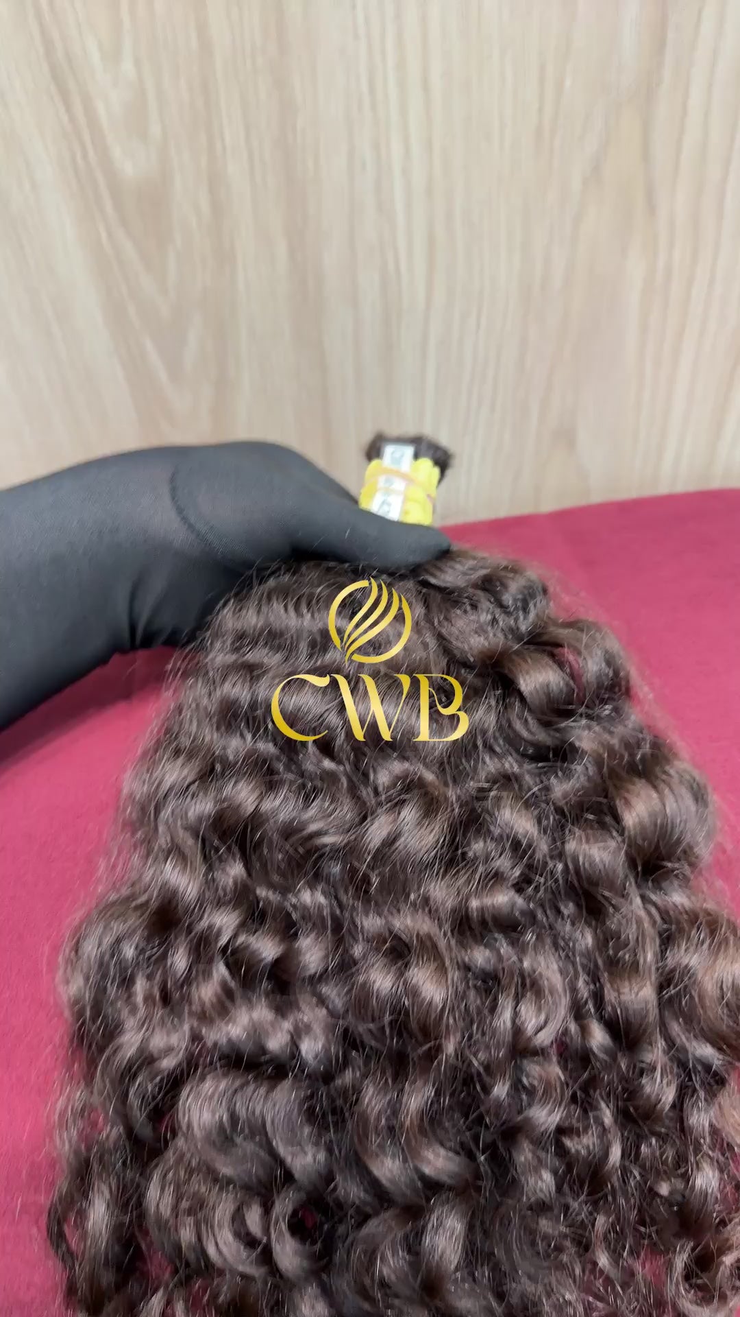 Cabelo Castanho Natural Claro 43cm 117g Brasileiro do Sul