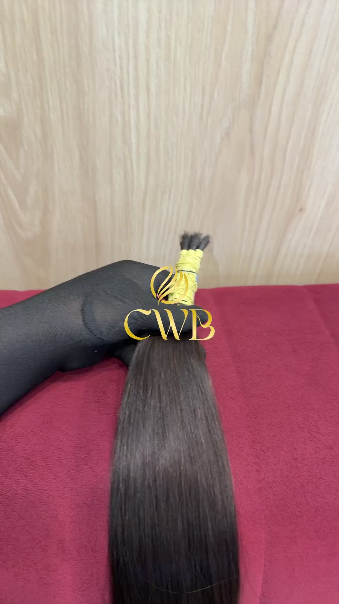 Cabelo Castanho Claro 59cm 74g Brasileiro do Sul
