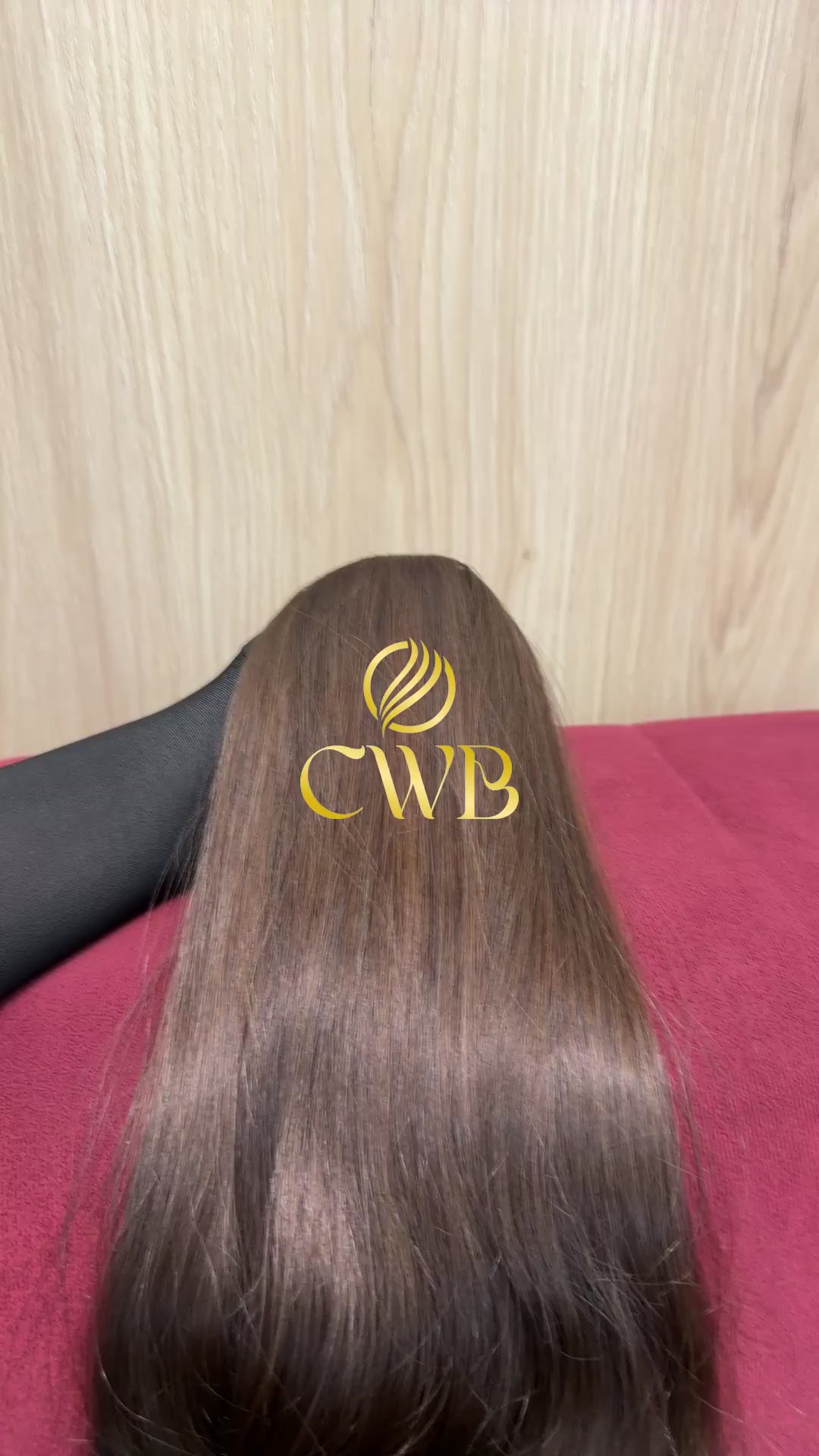Cabelo Castanho Natural Claro 63cm 118g Brasileiro do Sul