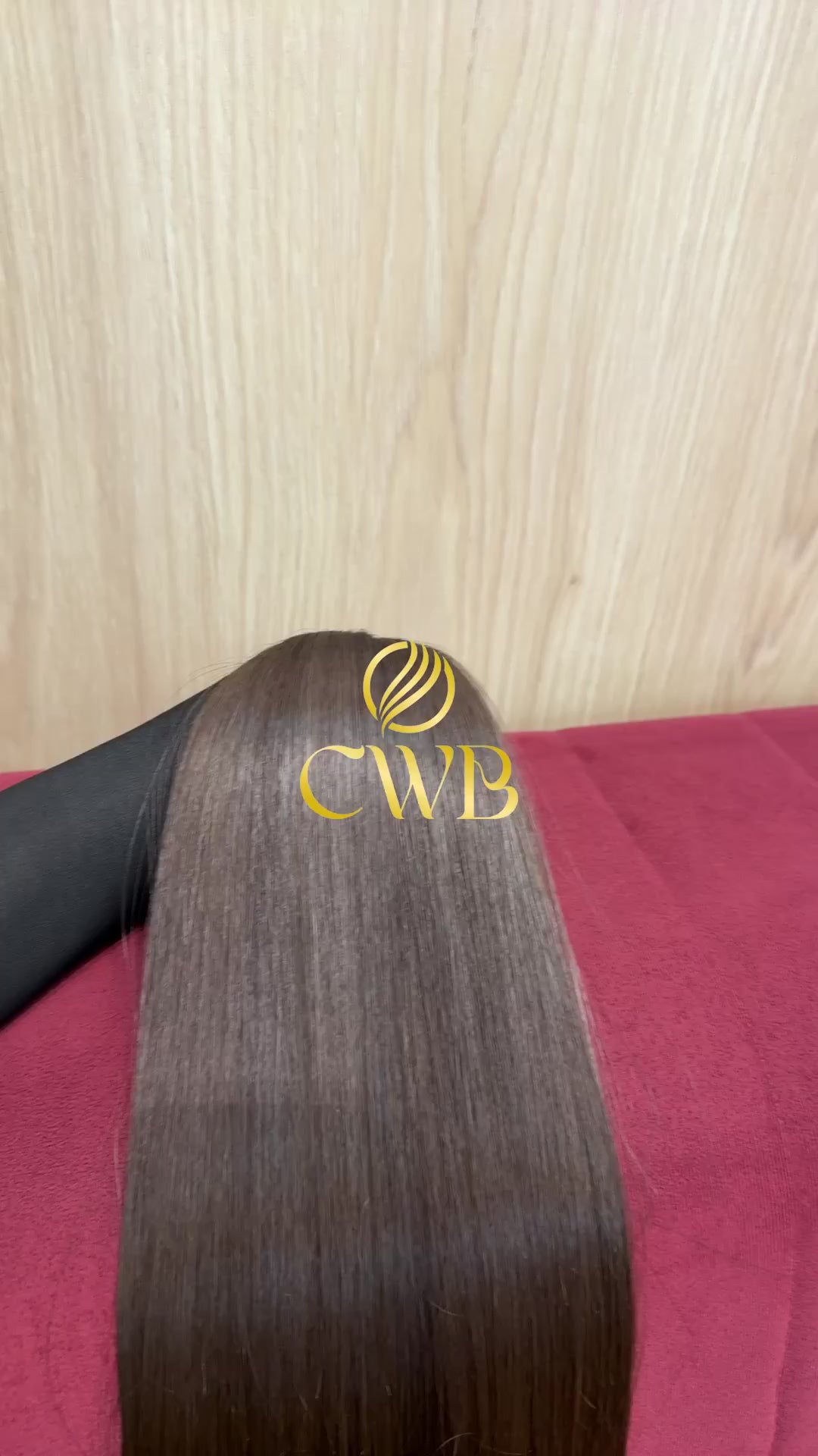 Cabelo Castanho Claro 63cm 178g Brasileiro do Sul