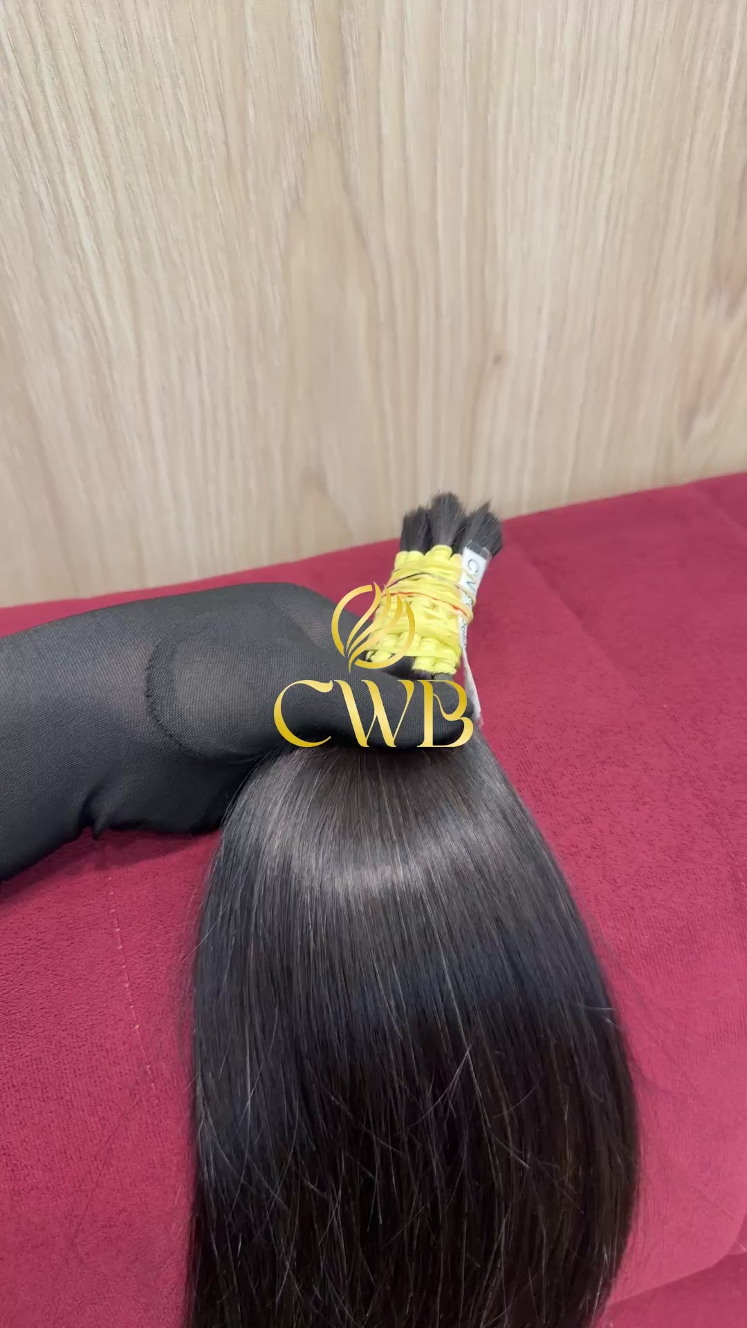 Cabelo Castanho Natural Médio 37cm 104g Brasileiro do Sul