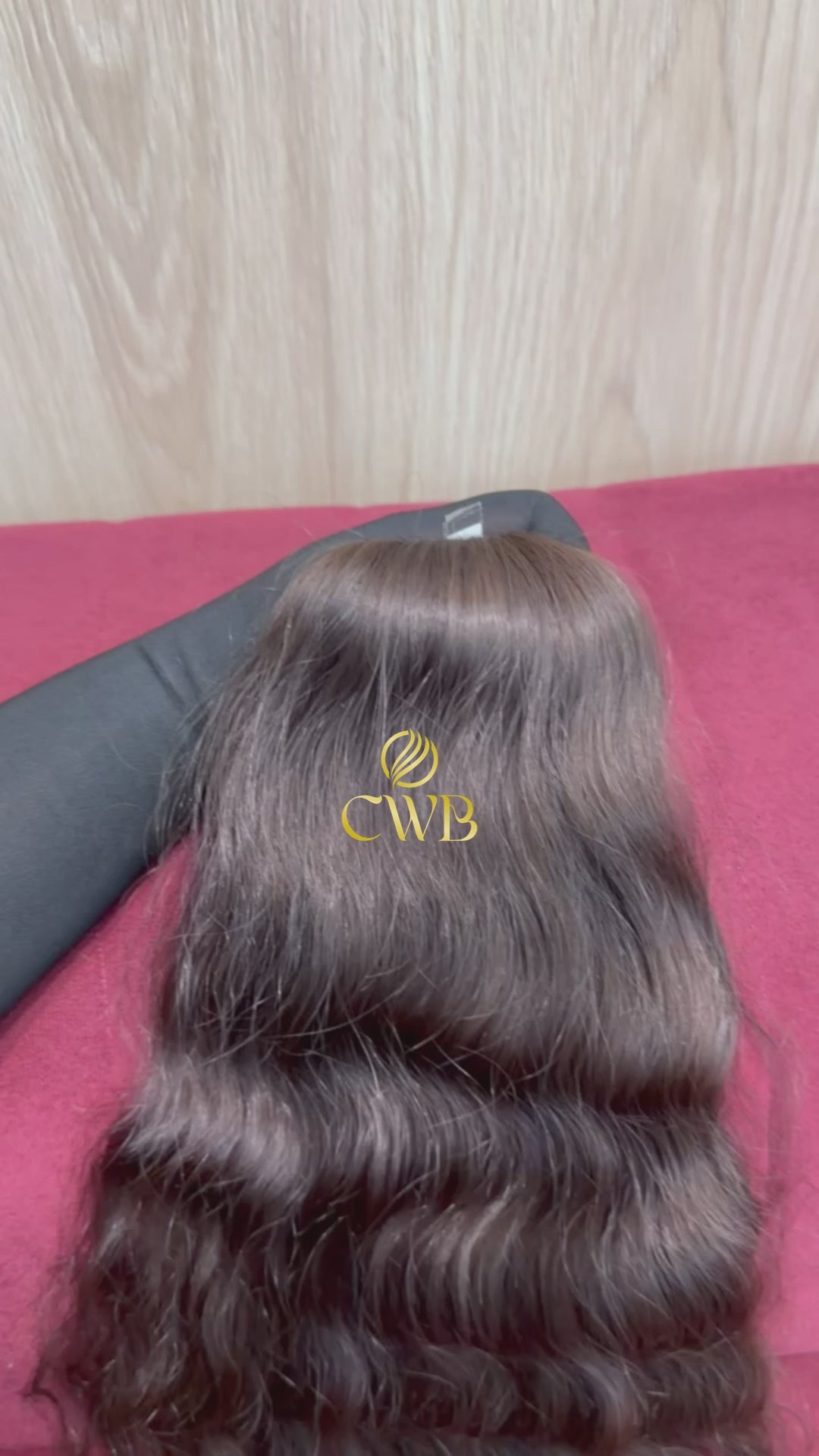 Cabelo Castanho Natural Claro 51cm 101g Brasileiro do Sul