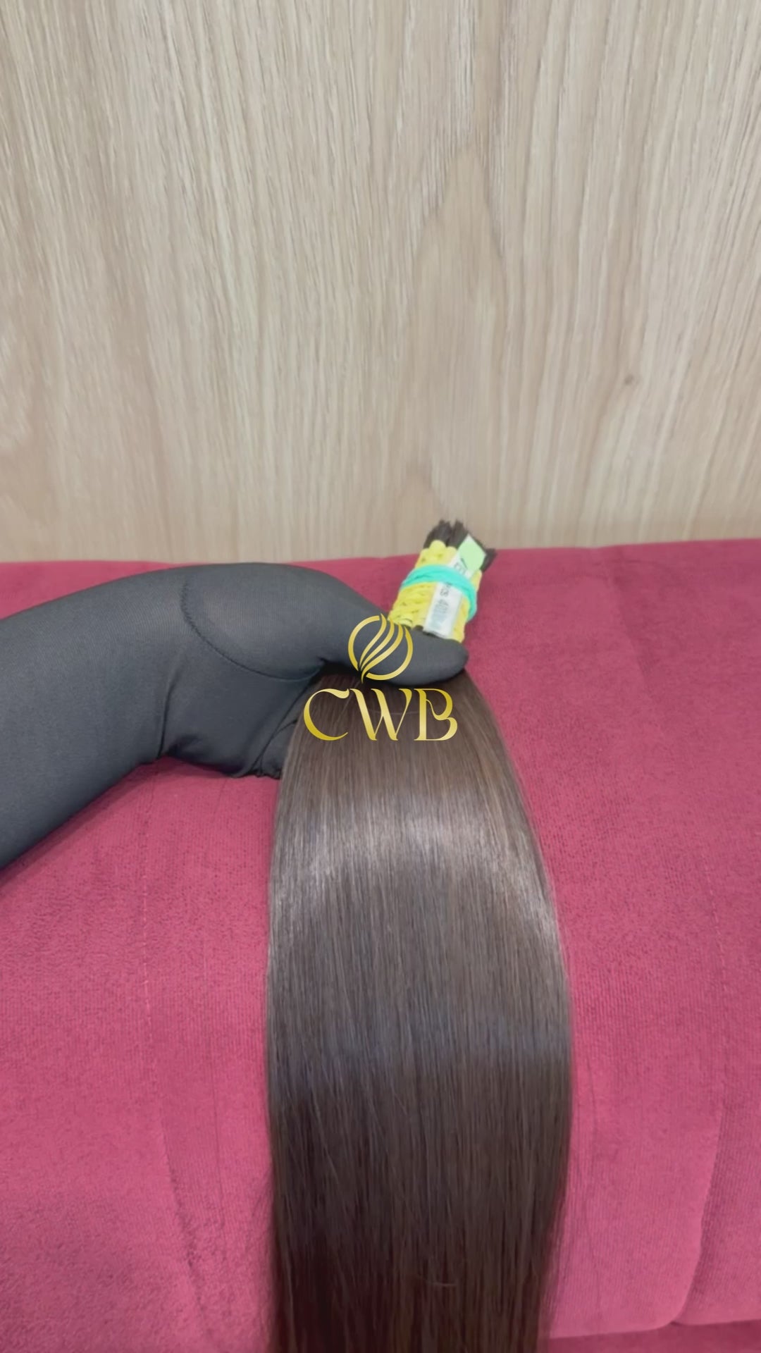 Cabelo Castanho Natural Claro 92cm 180g Brasileiro do Sul