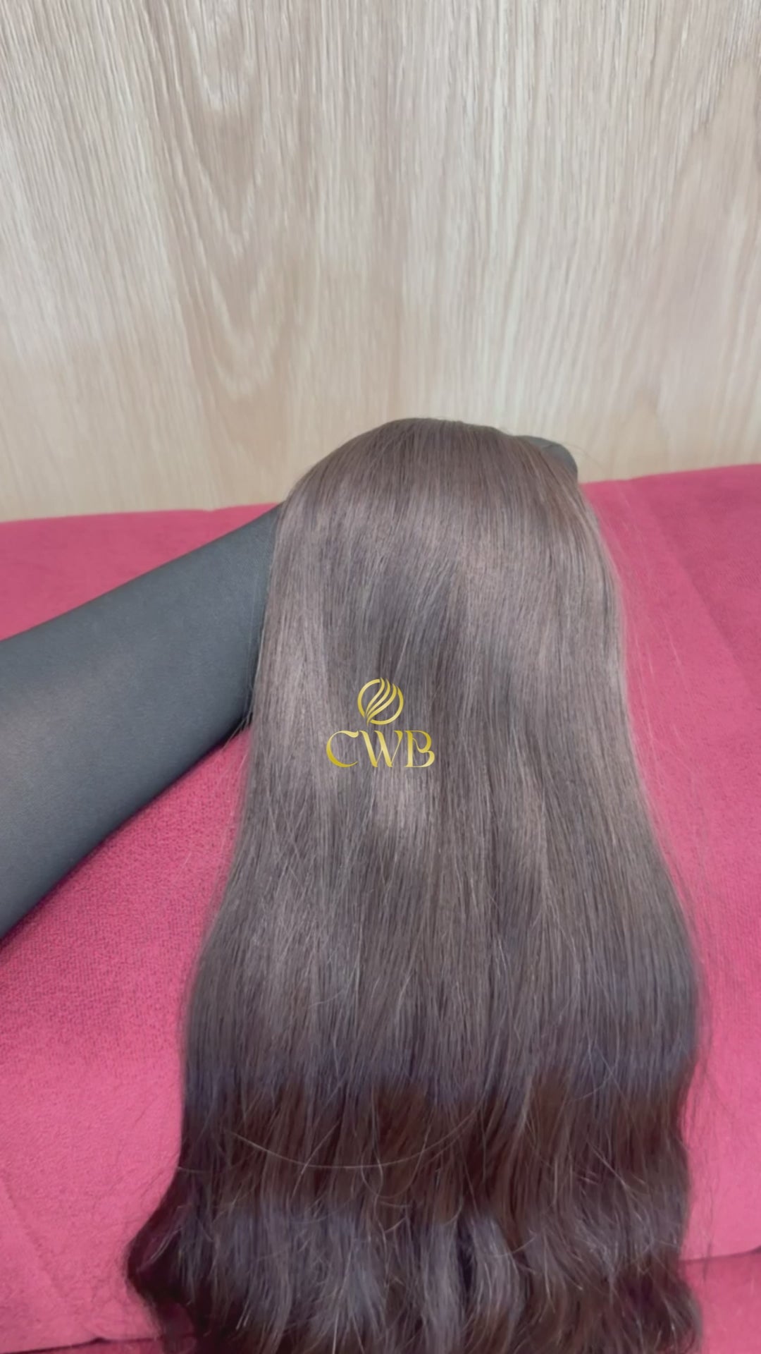 Cabelo Castanho Natural Claro 63cm 123g Brasileiro do Sul