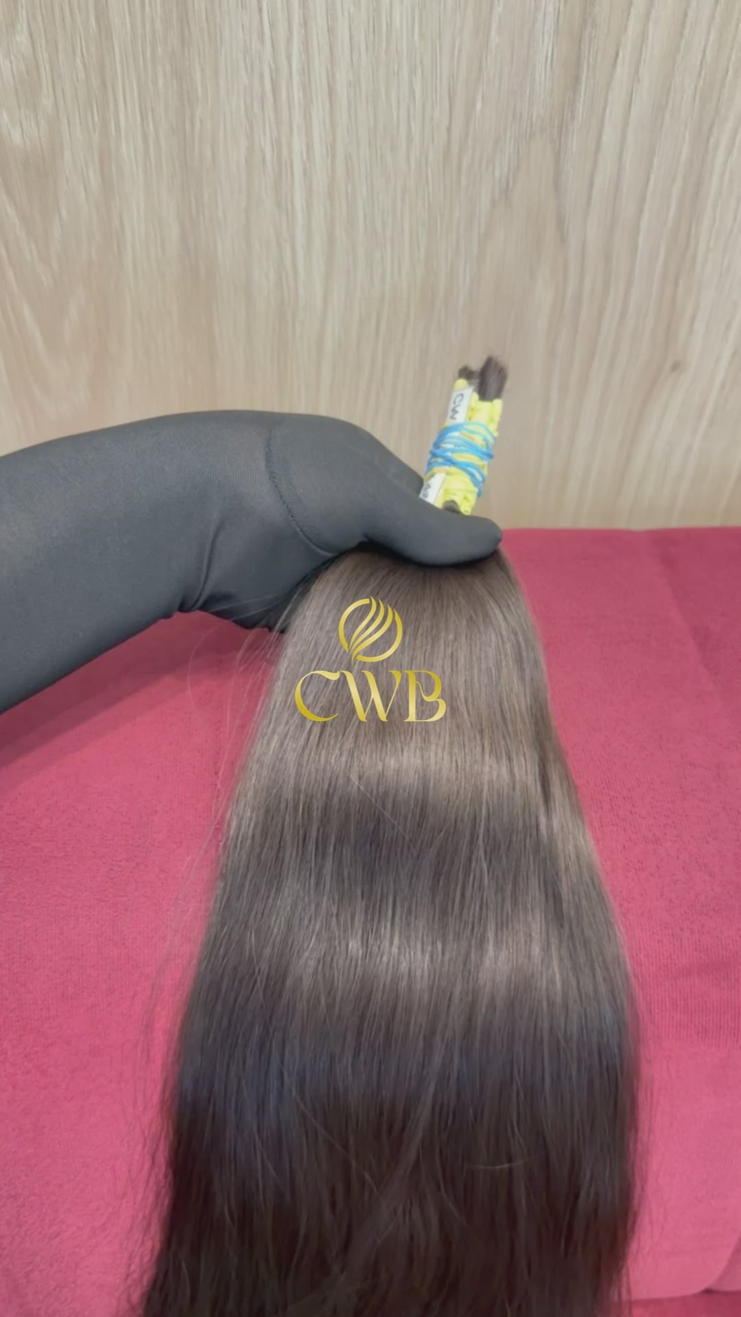 Cabelo Castanho Natural Claro 62cm 83g Brasileiro do Sul