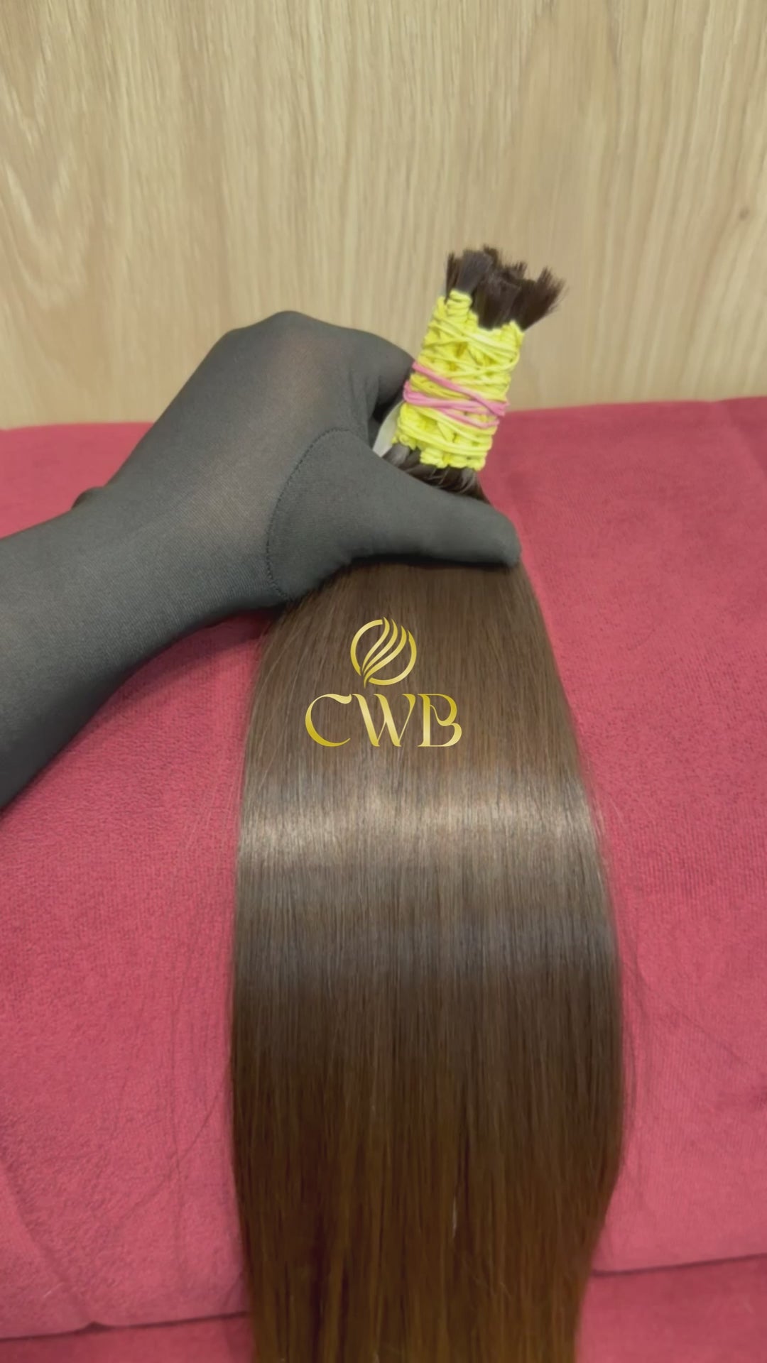 Cabelo Loiro Natural Escuro 57cm 131g Brasileiro do Sul