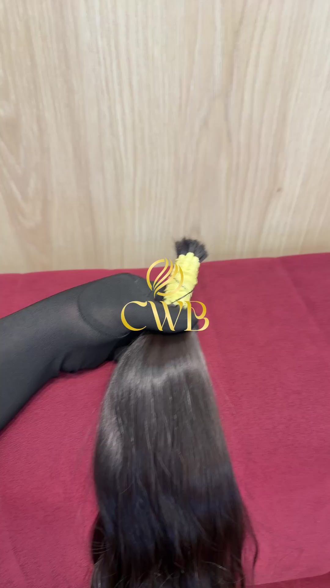 Cabelo Castanho Claro 49cm 84g Brasileiro do Sul