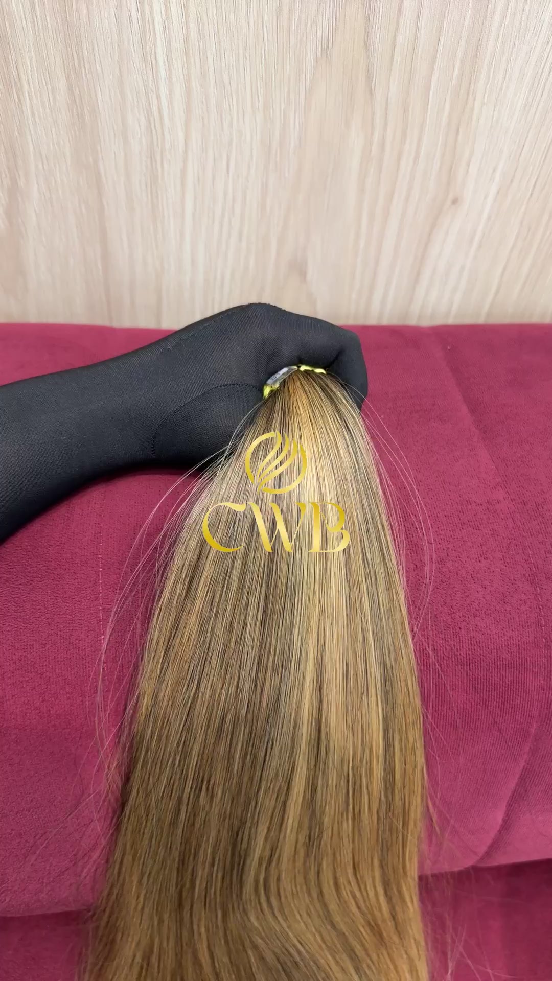 Cabelo Loiro Descolorido 59cm 238g Brasileiro do Sul