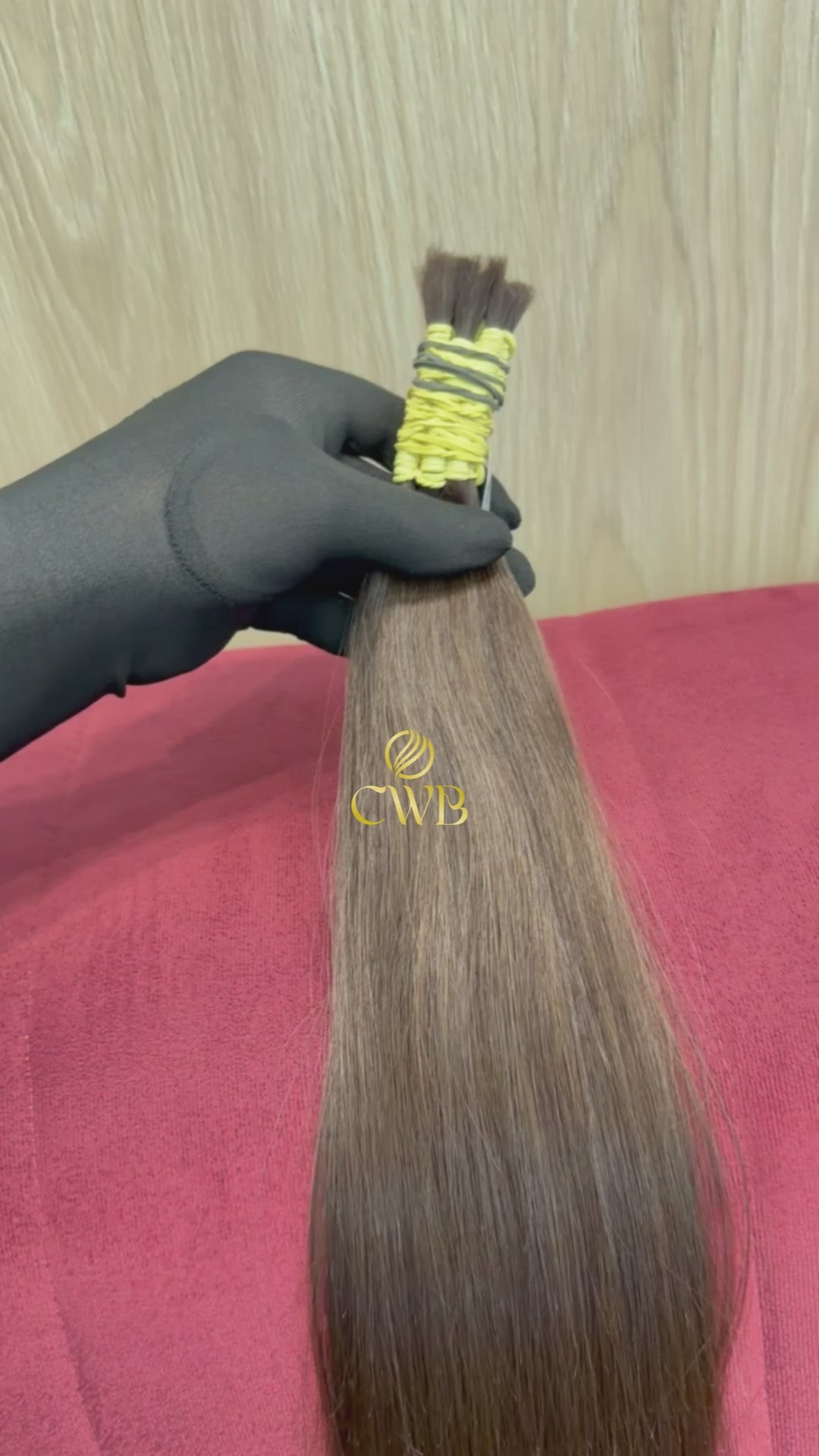 Cabelo Loiro Natural Escuro 46cm 73g Brasileiro do Sul